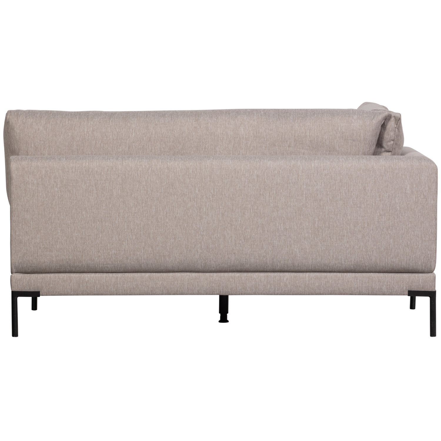 Right-facing chaise longue COUPLE DINING BENCH beige
