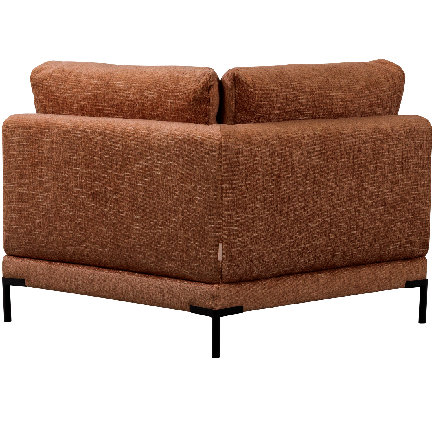 Sofa COUPLE - rohový modul rdzavý melange