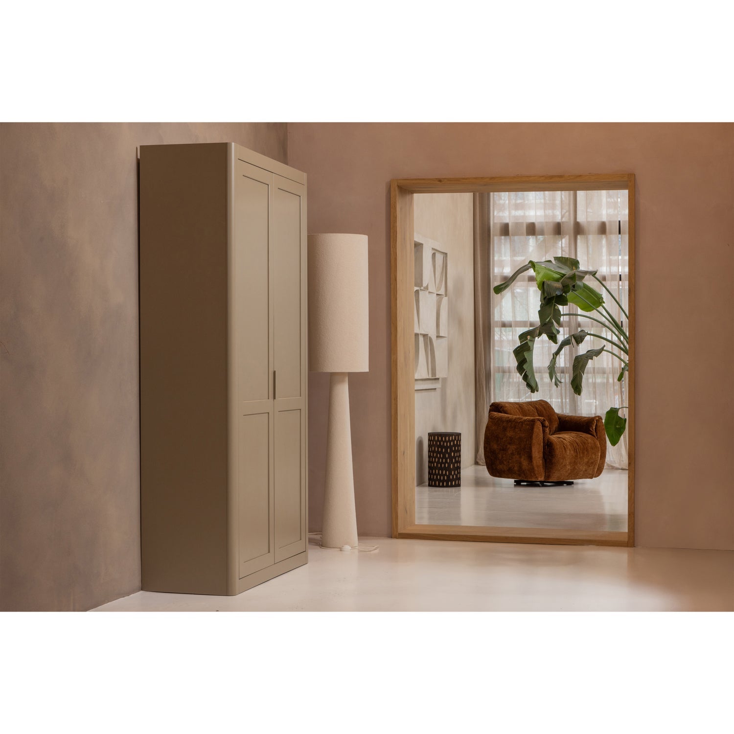 LOFT cream floor lamp