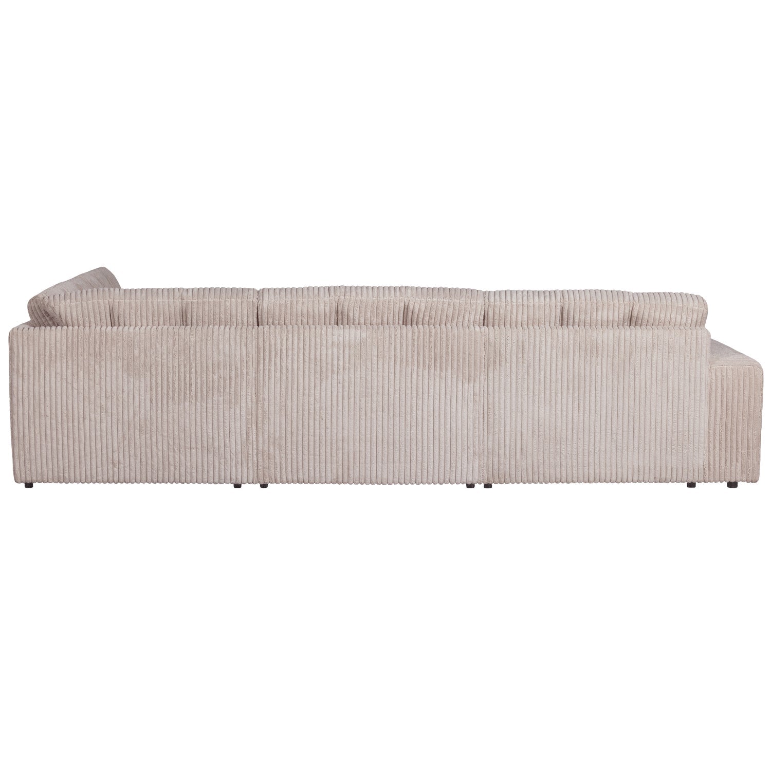 right-hand corner sofa SECOND DATE cream corduroy