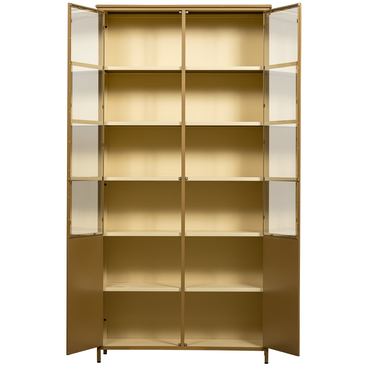 2-door display cabinet EXHIBIT honey
