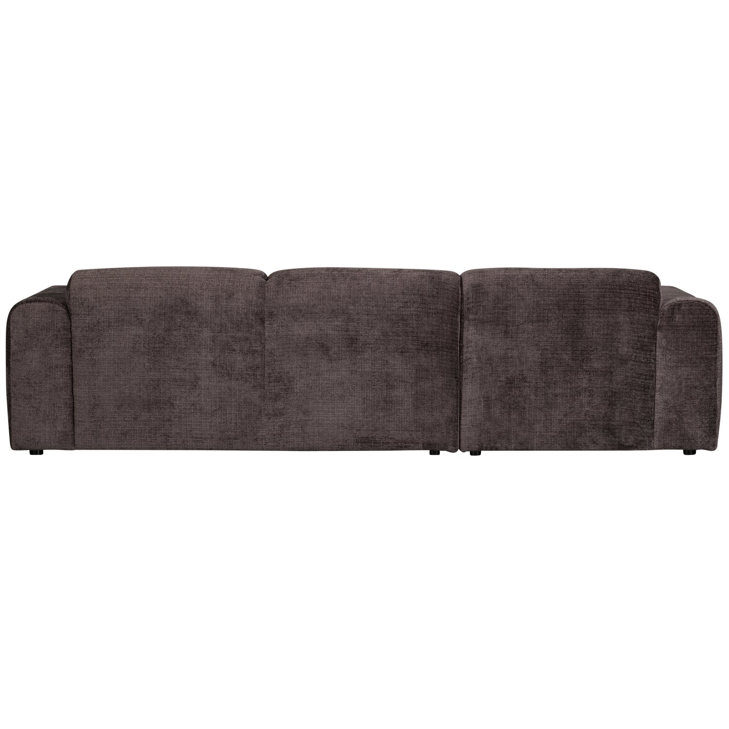 Left-facing modular CLOUD corner sofa in brown