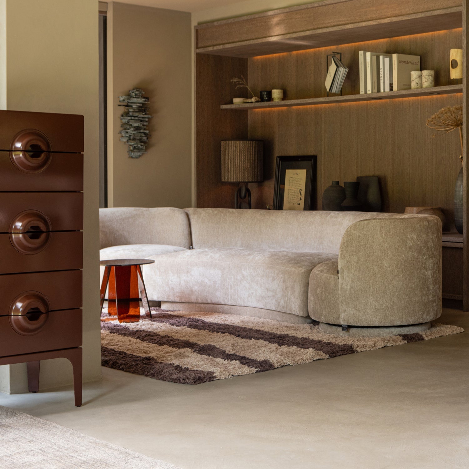 MERGE Chest of Drawers brown