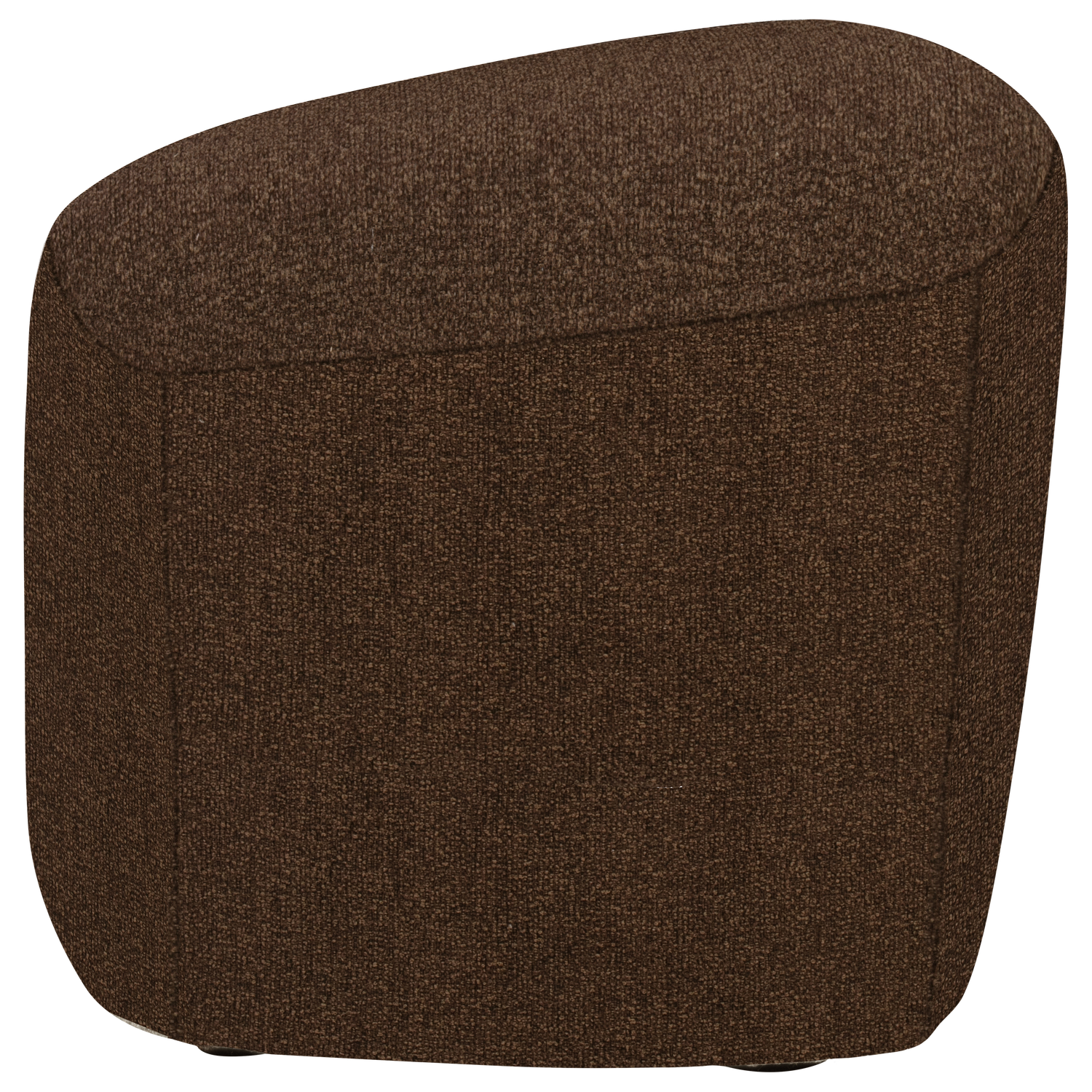 Puf LOFTY hnědý melír