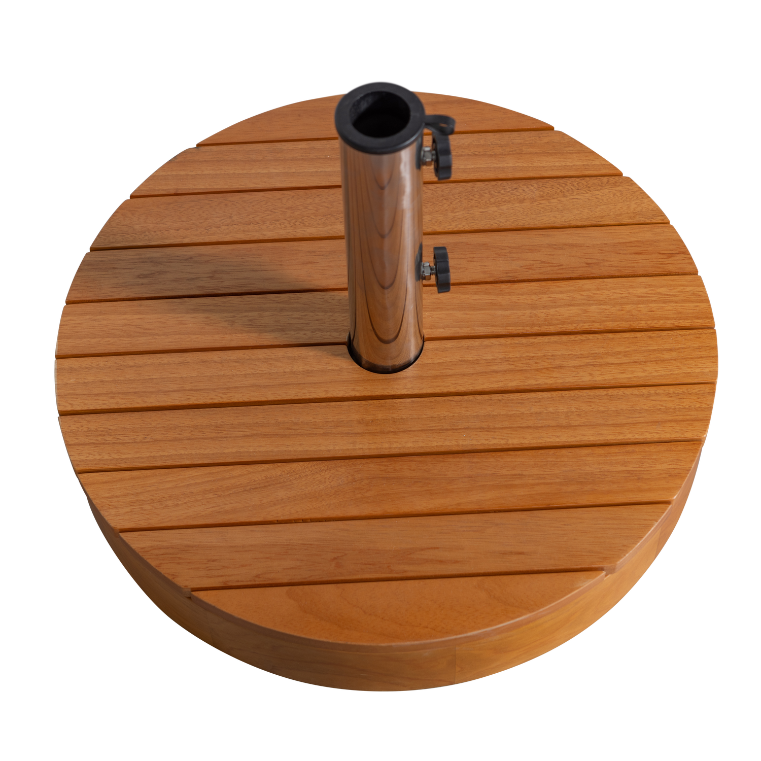 Zahradní slunečník MONICA zelený s béžovým podstavcem