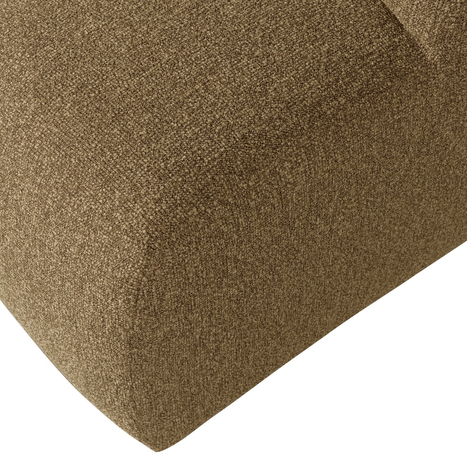 MOJO pouf dark honey bouclé