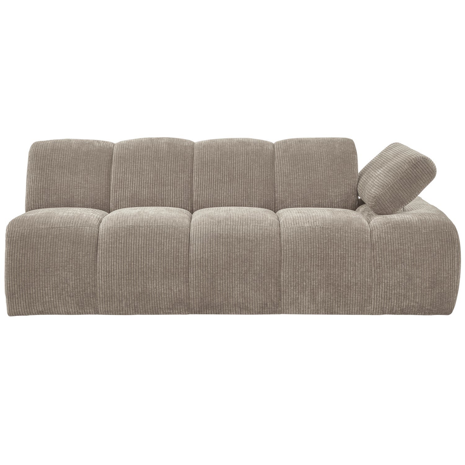 MOJO modular sofa - right-facing 2-seater dark sandy corduroy element
