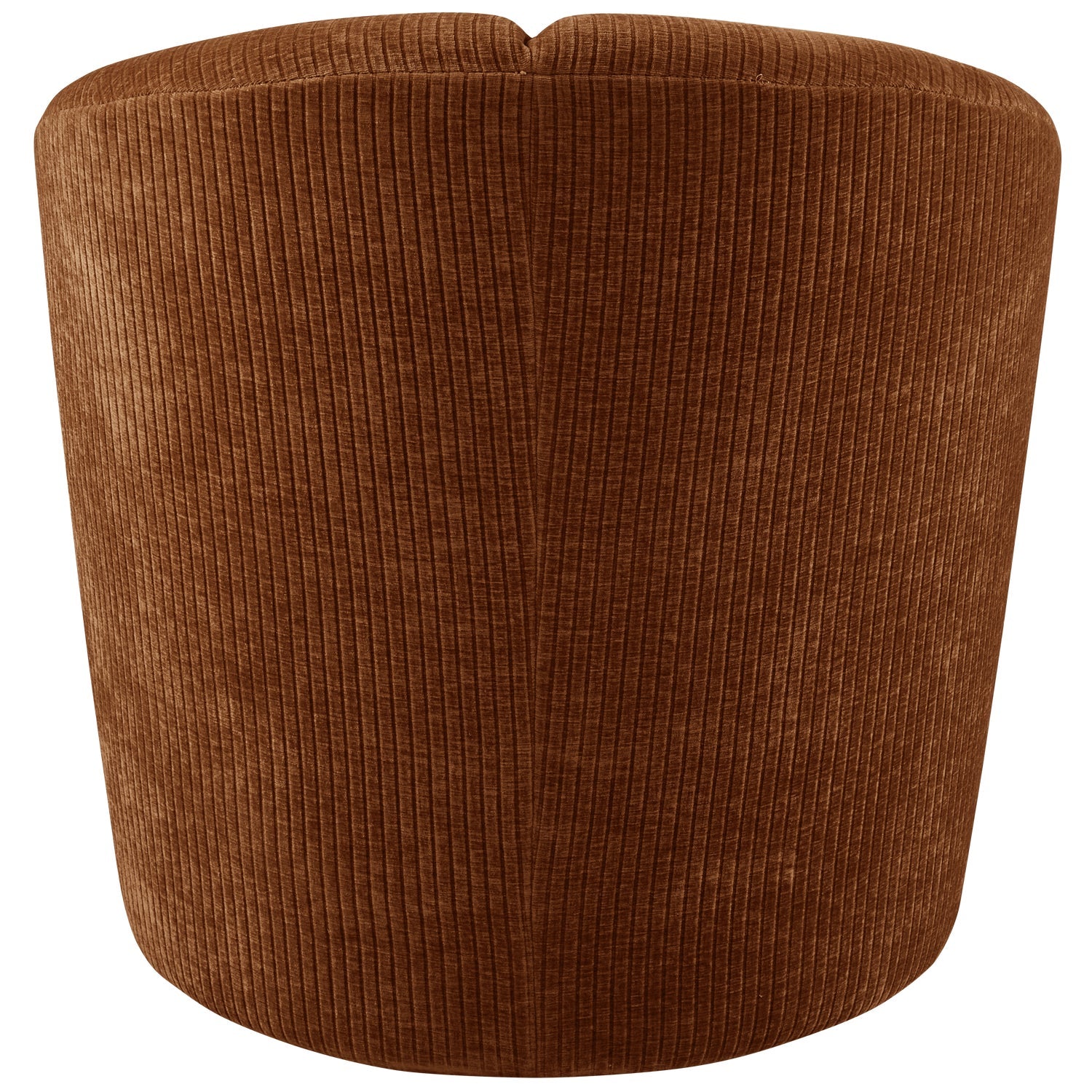 MOJO swivel armchair brown corduroy