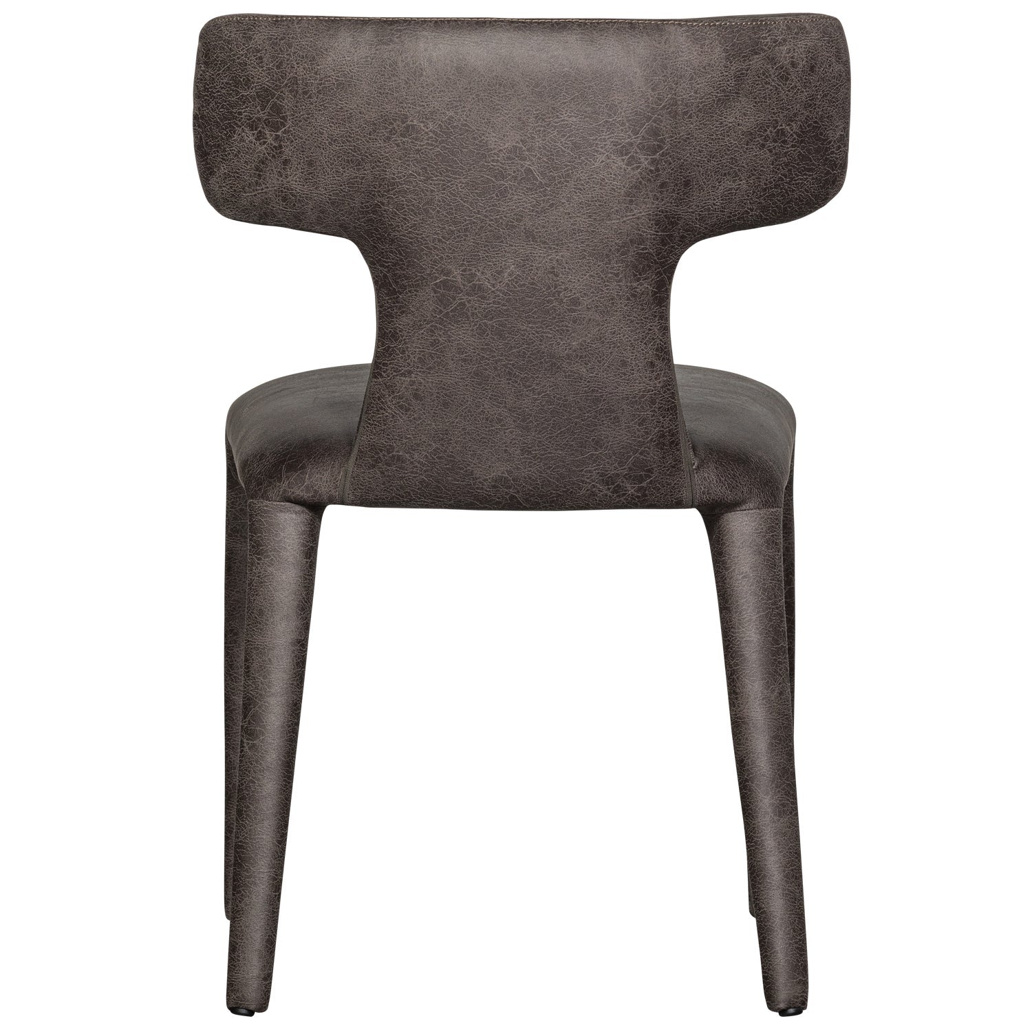 PERMIT Chair Dark Brown Eco-Leather
