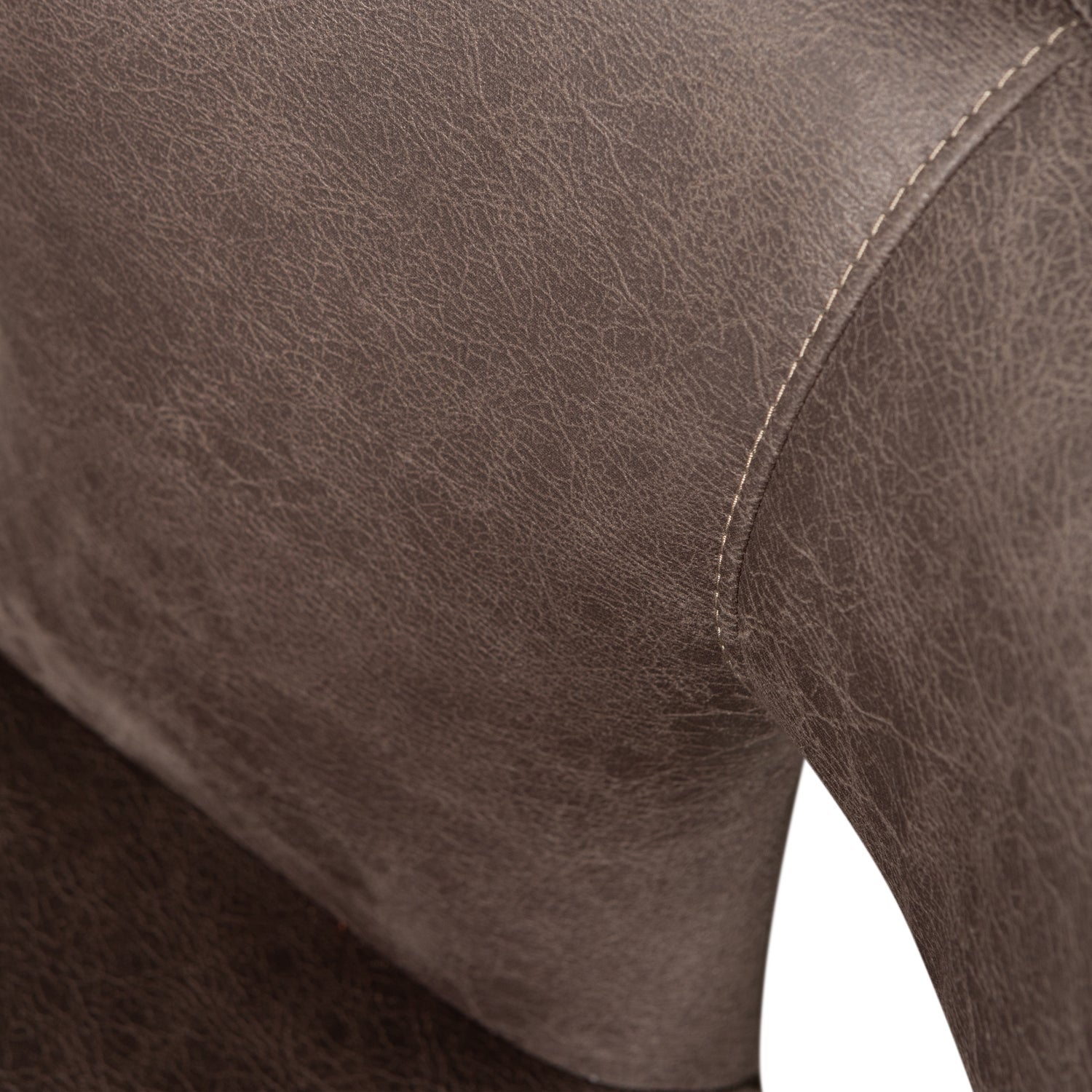 PERMIT Chair Dark Brown Eco-Leather