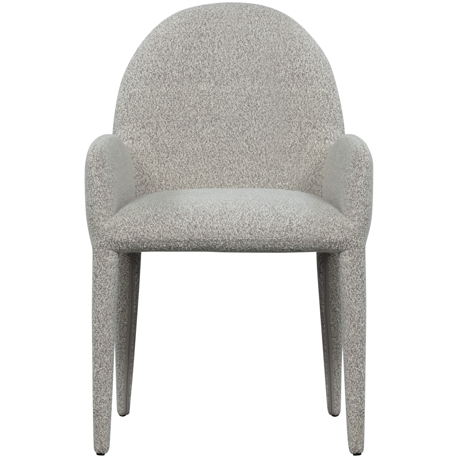Křeslo ELEGANCE šedý bouclé