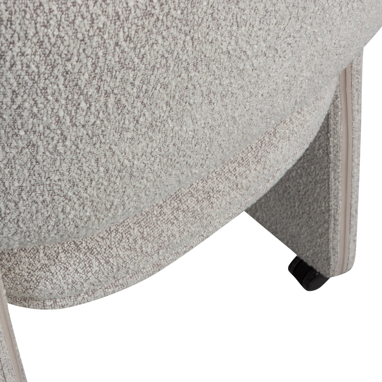 Křeslo na kolečkách LYRIC šedé