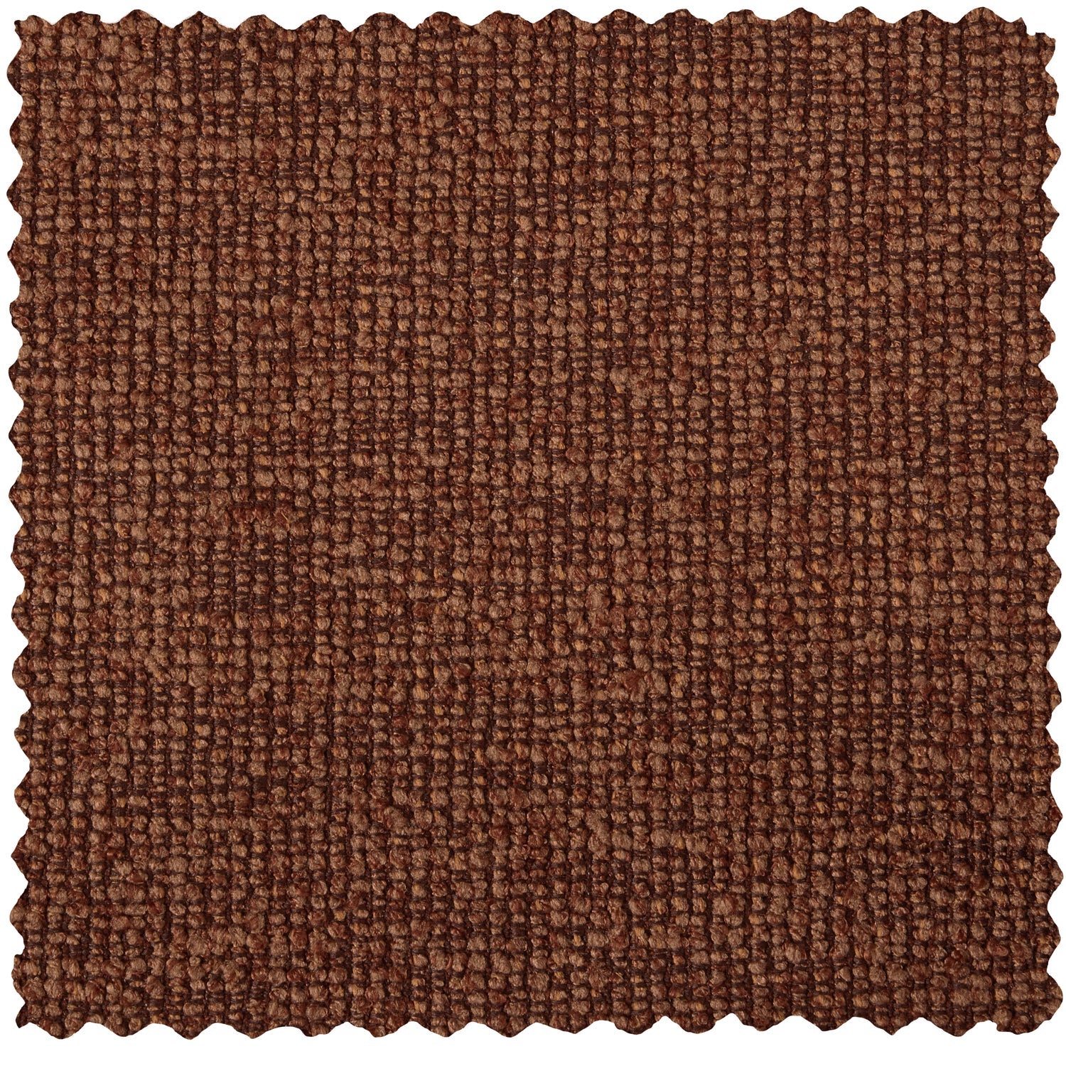 Right-facing modular corner sofa MOJO in brown bouclé