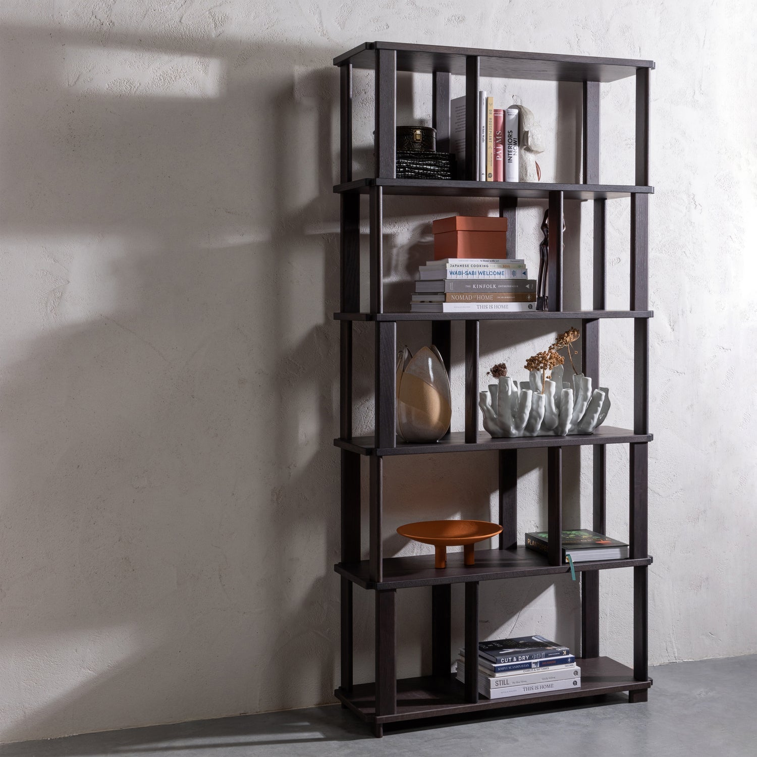 RISS dark brown shelf