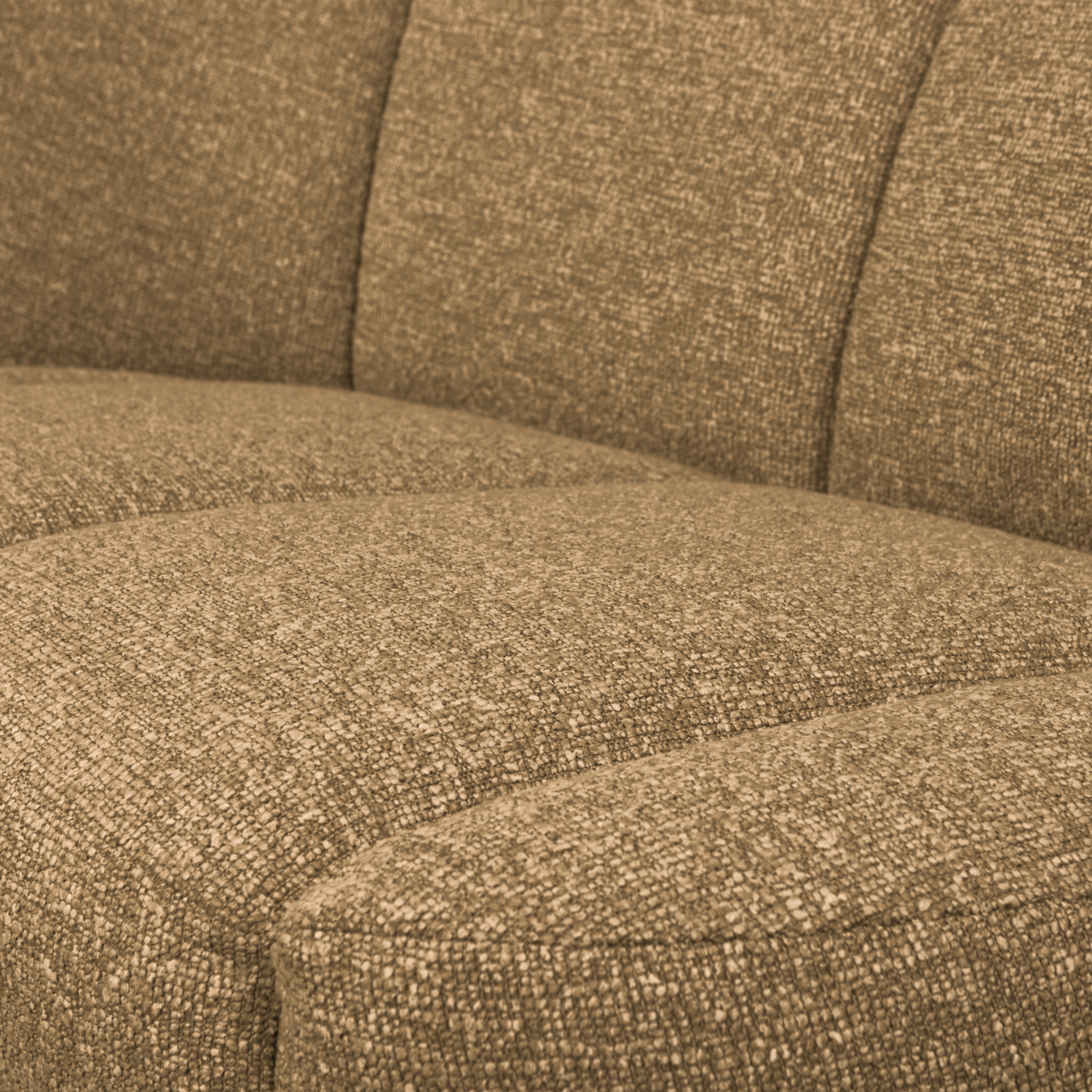 Sofa levostranná 2-osobová MOJO medový melír boucle