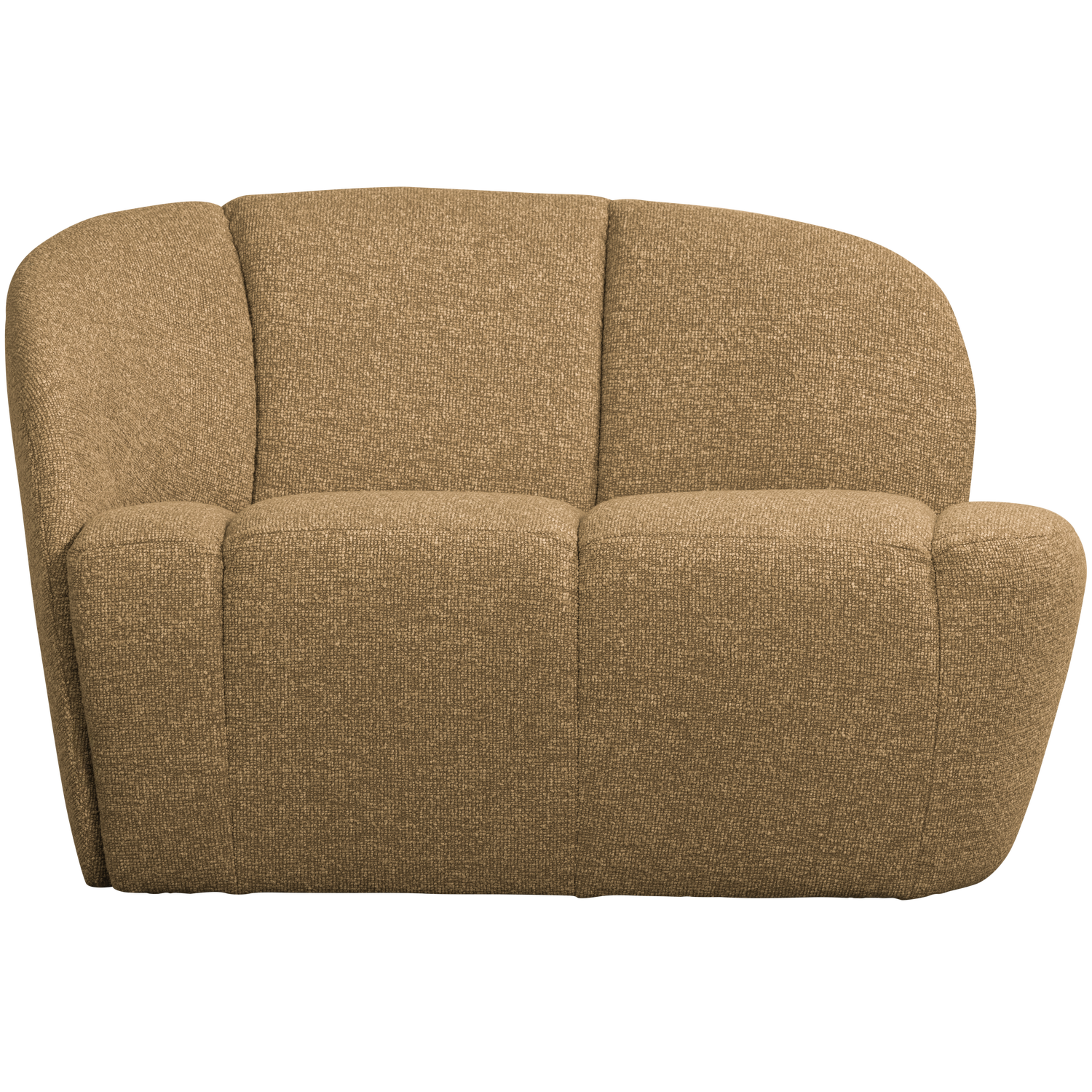 Sofa levostranná 2-osobová MOJO medový melír boucle