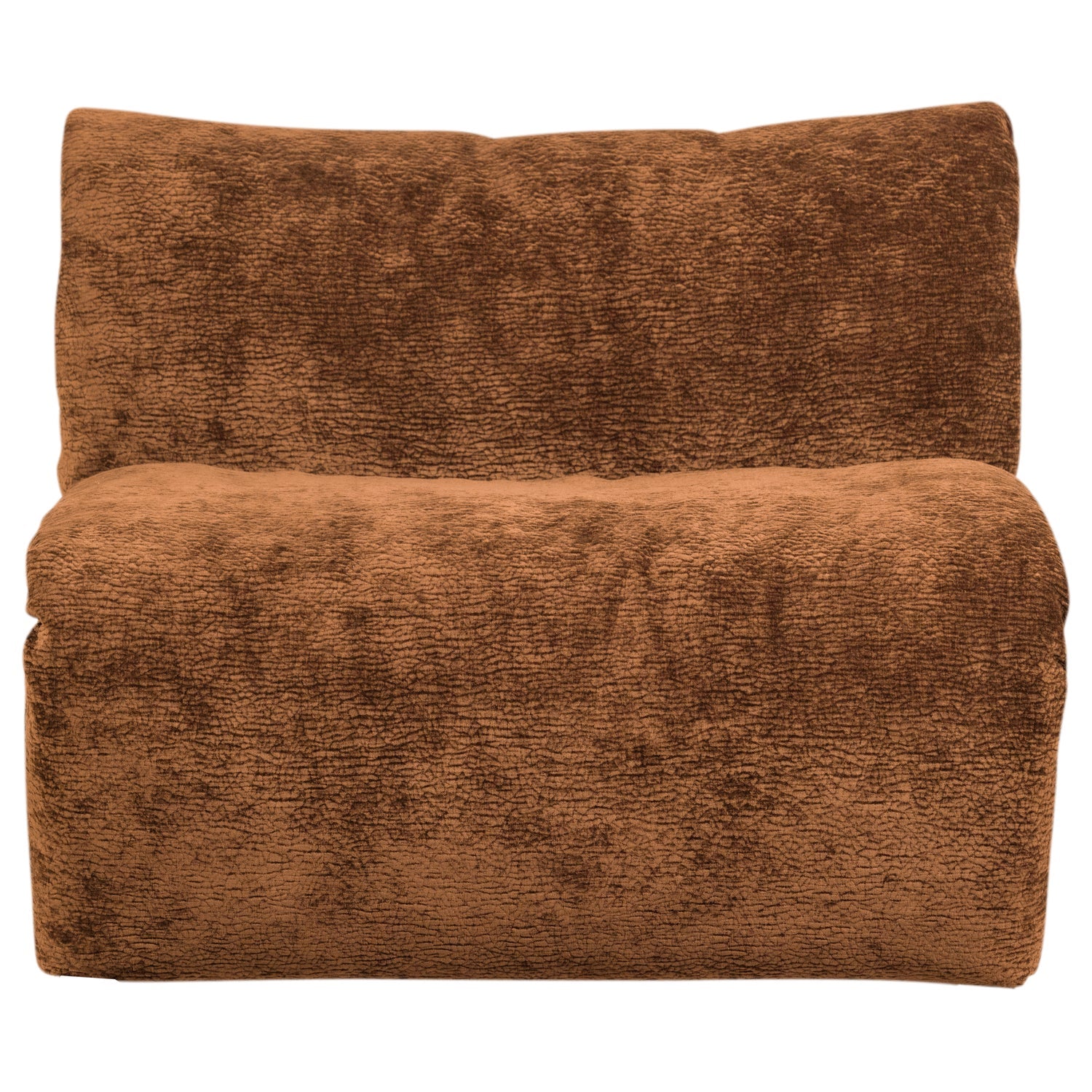 Modular Sofa BAGGY - brown chenille element