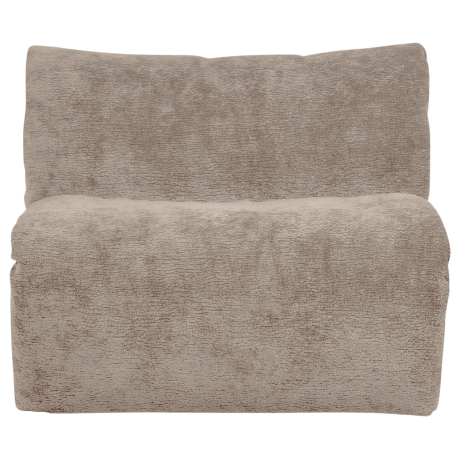 BAGGY modular sofa - sand-colored chenille element