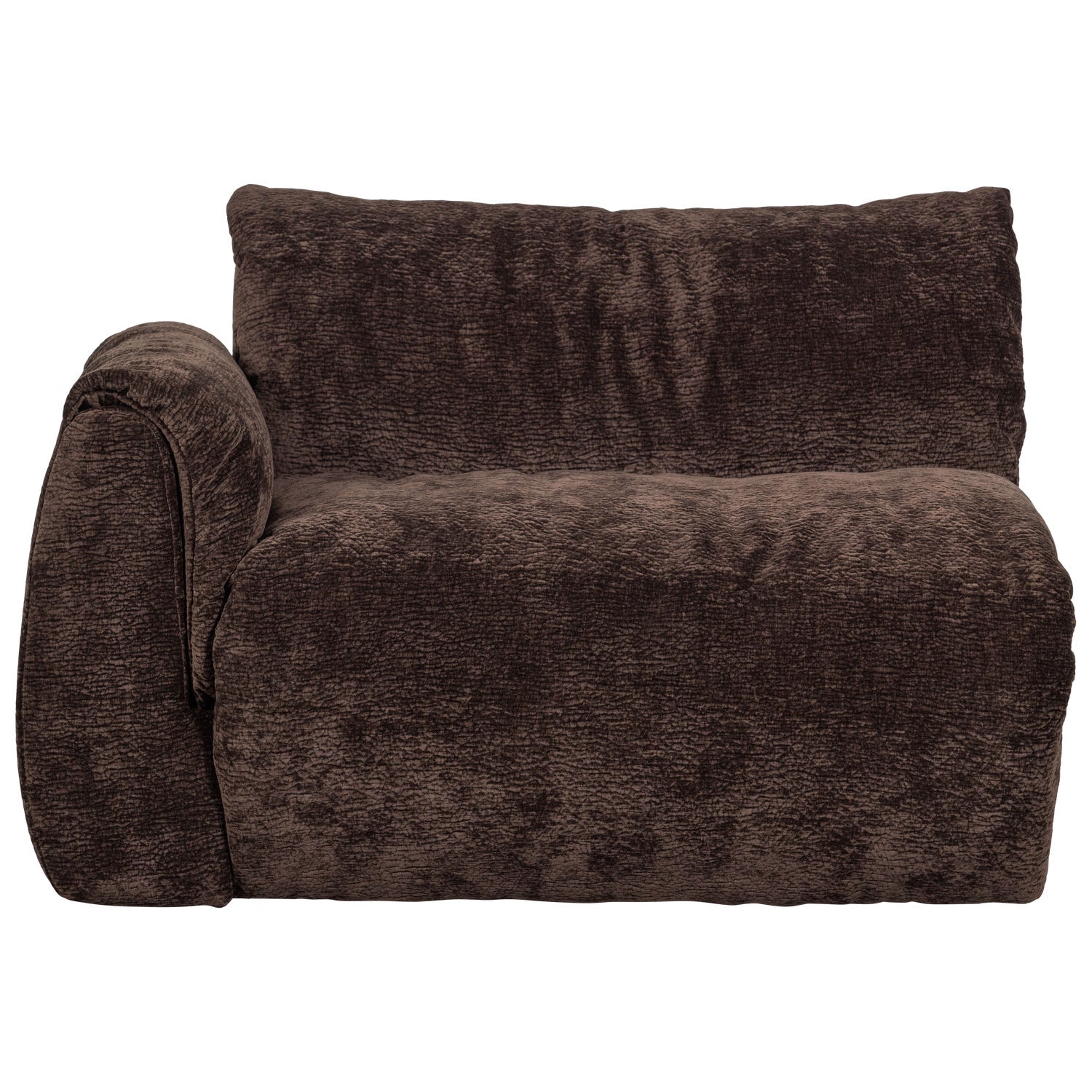 BAGGY 3D Modular Sofa - Left Element in Dark Brown