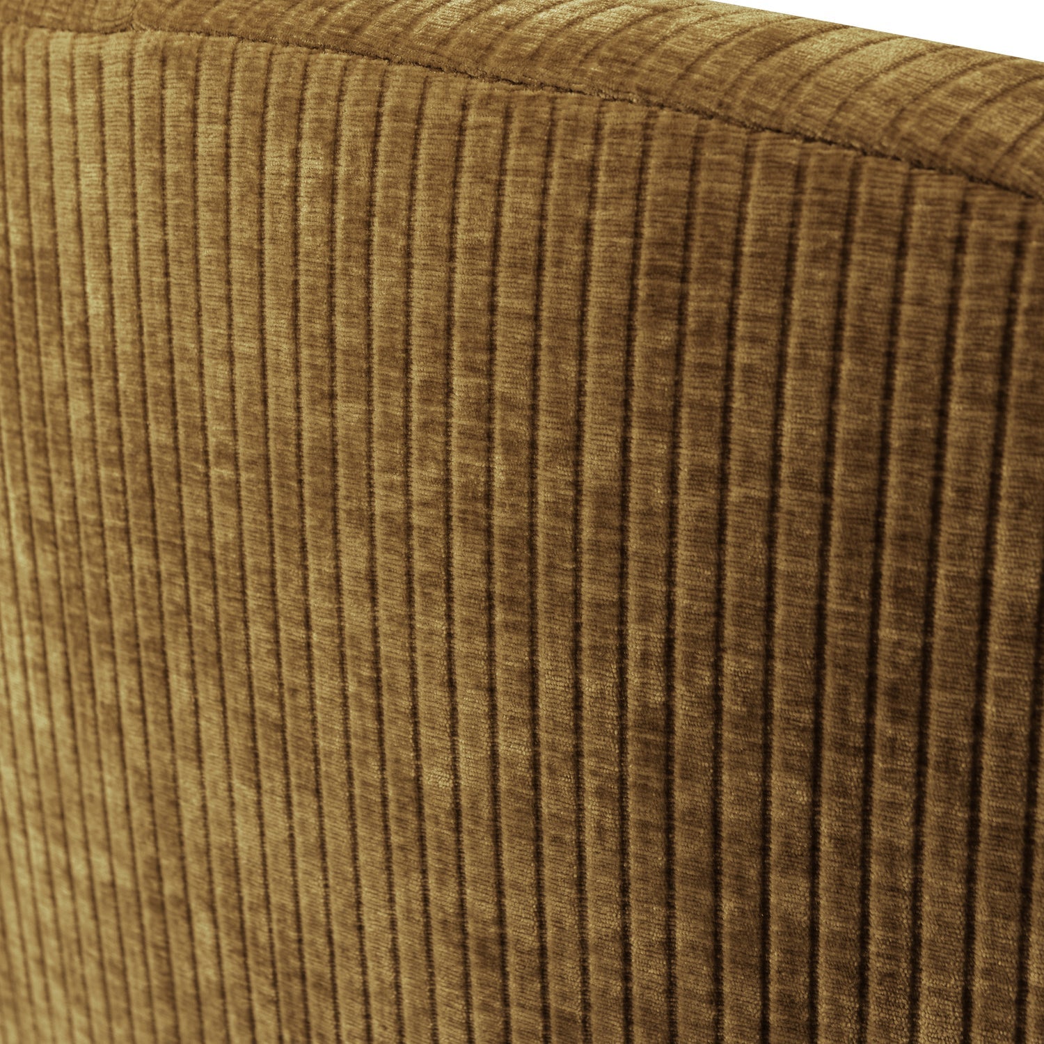 Right-facing 2-seater sofa MOJO dark honey corduroy