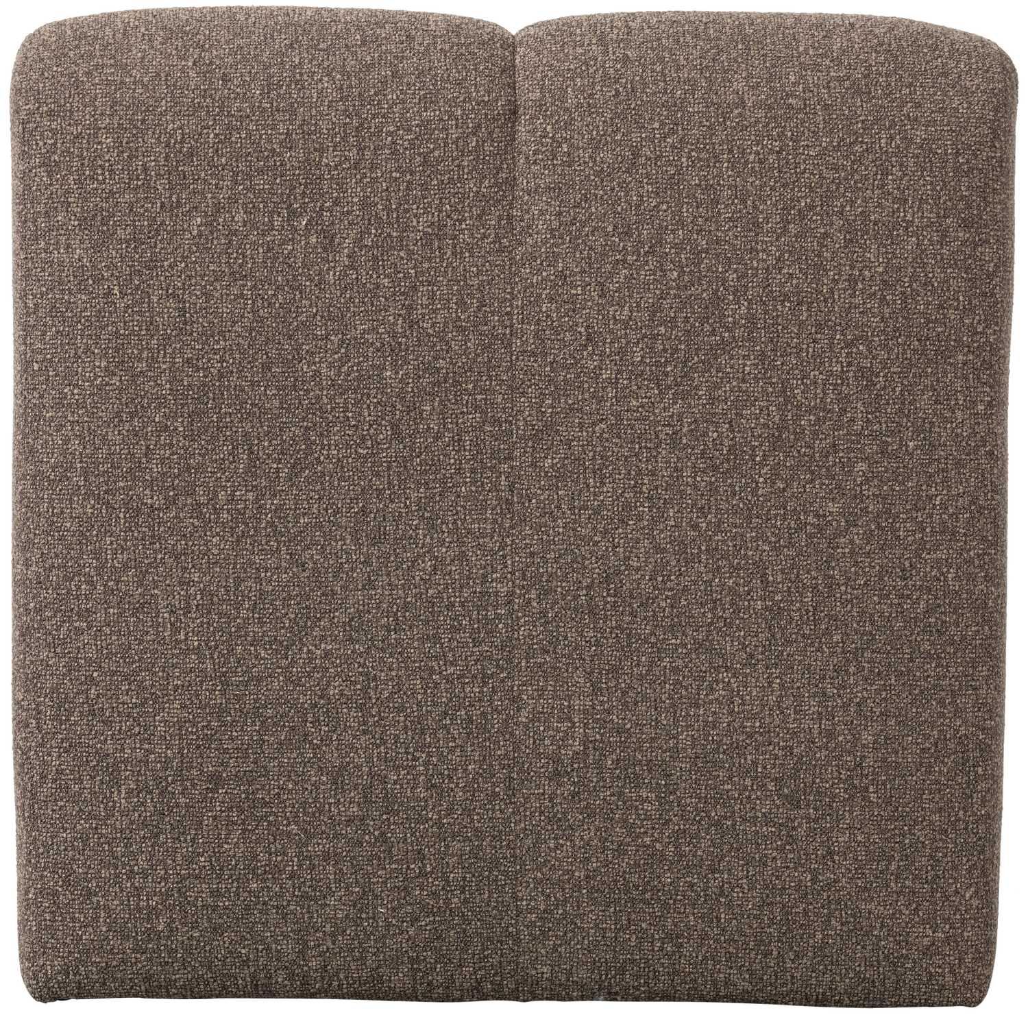 Armchair / MOJO BENCH module brown mélange boucle