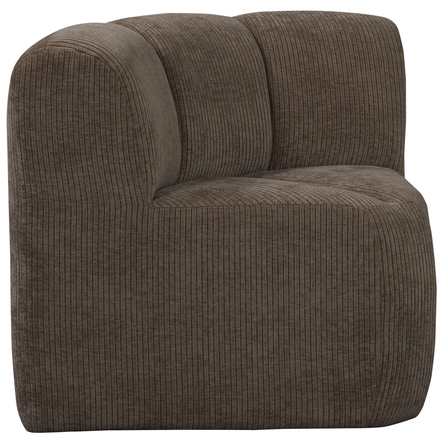 MOJO BENCH Modular Sofa - Brown Corduroy Corner Element