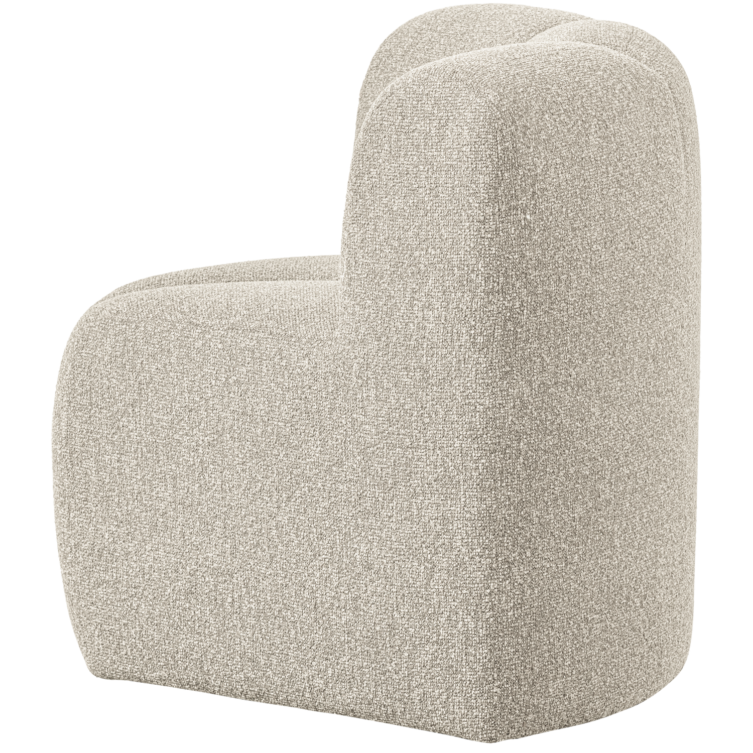 MOJO BENCH Modular Sofa - Beige Melange Boucle Corner Element