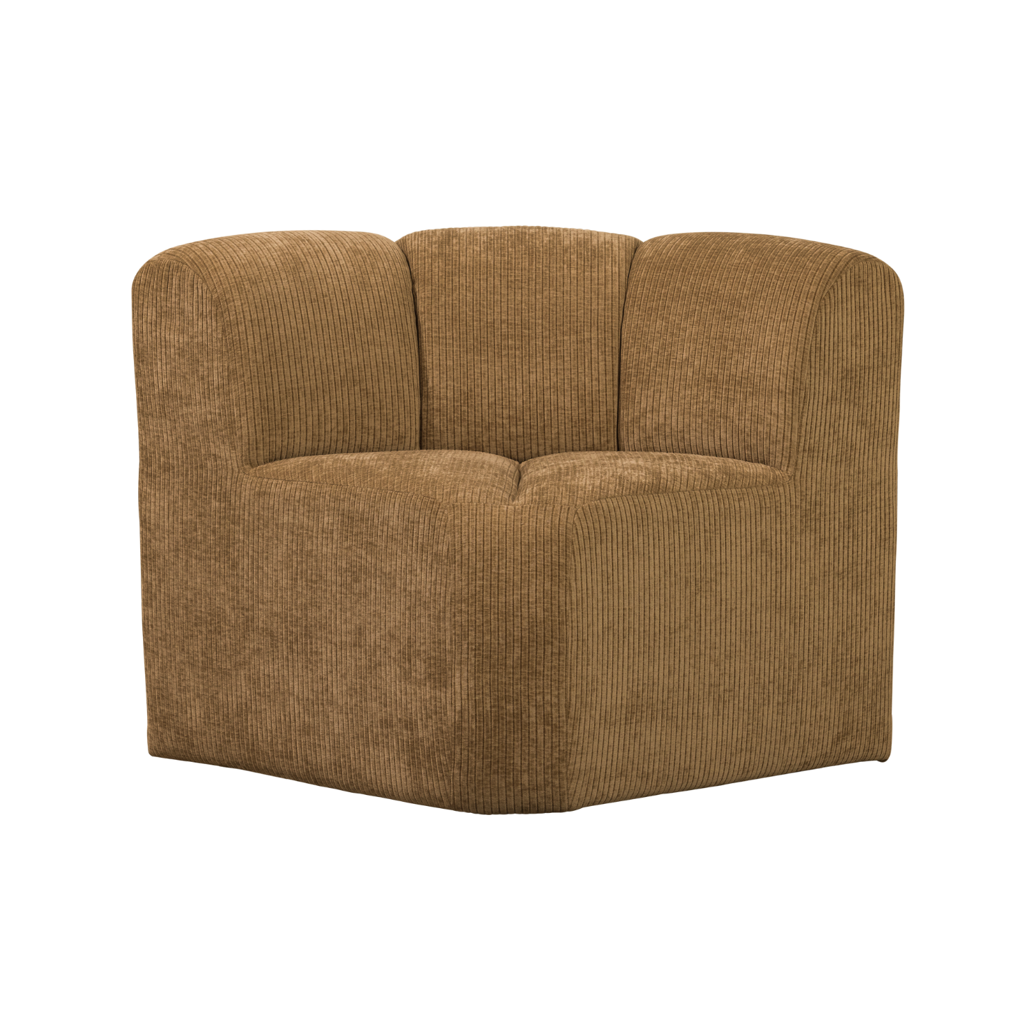 MOJO BENCH Modular Sofa - Honey Corduroy Corner Element