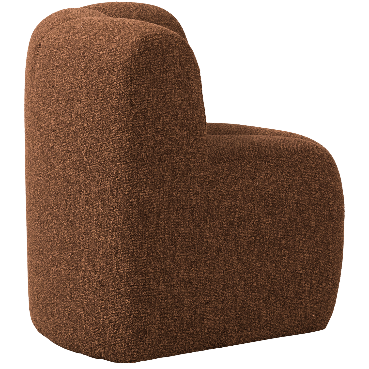 MOJO BENCH Modular Sofa - Rusty Brown Mélange Boucle Corner Element