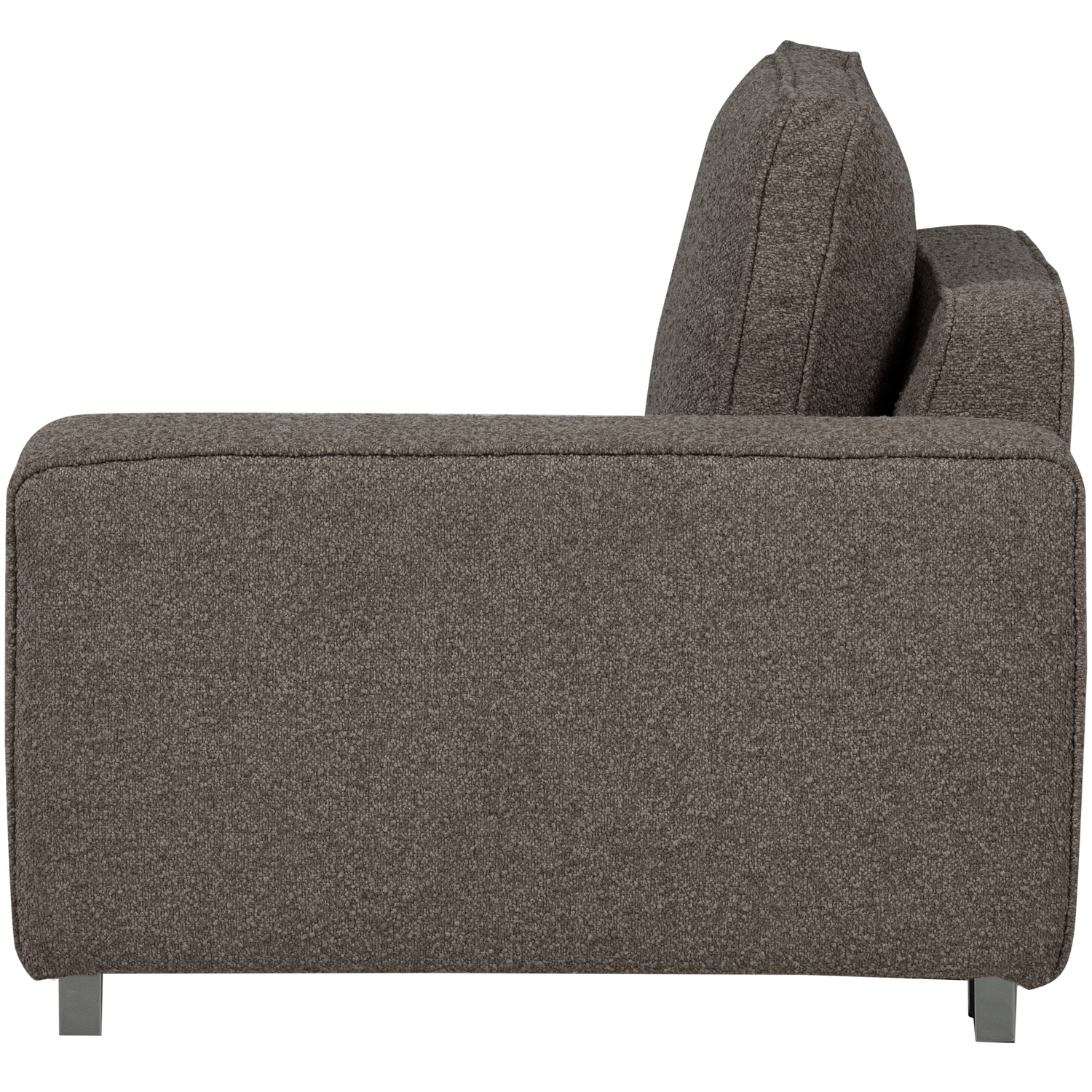 Sofa LAZY - right-side end module in anthracite bouclé