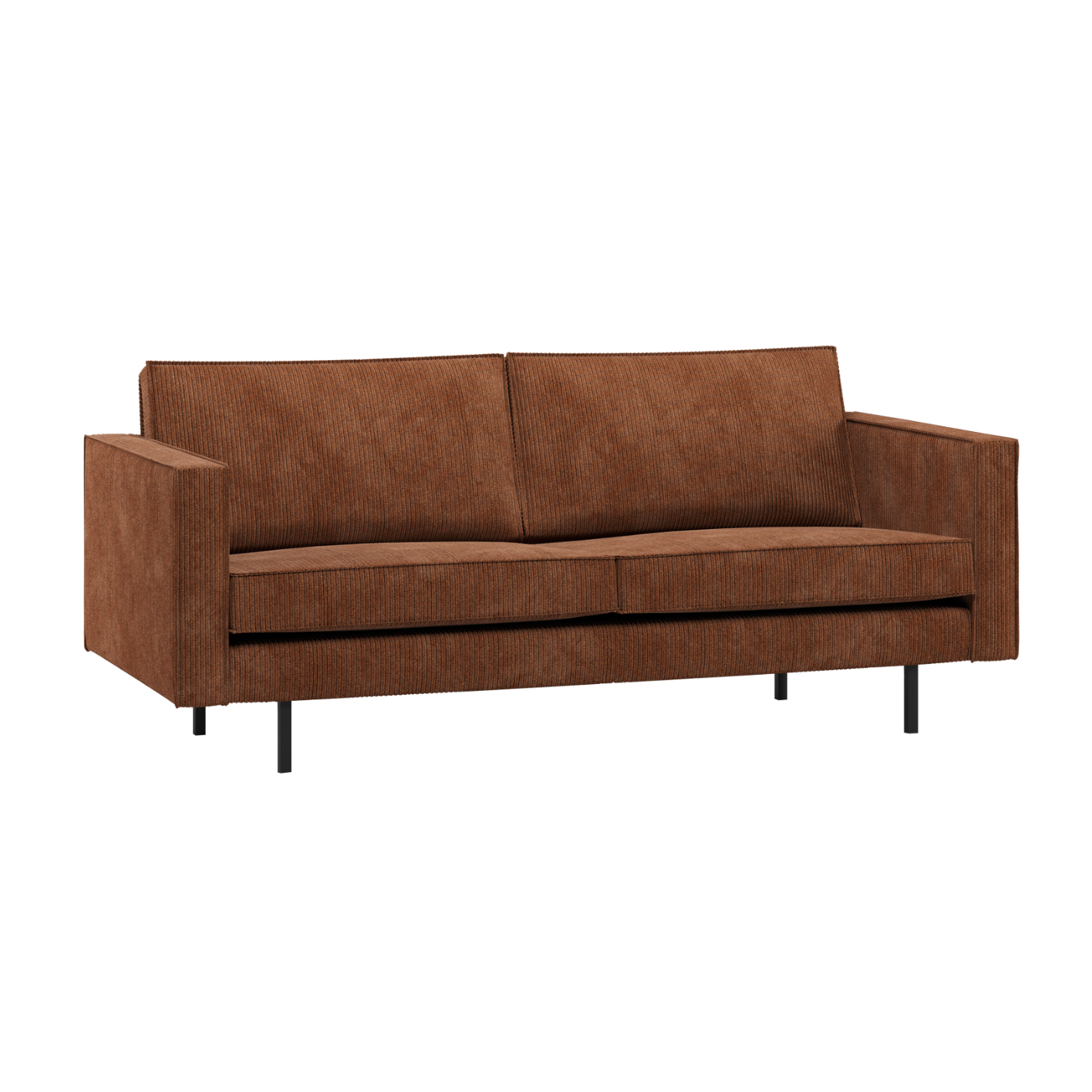 2.5-Seater Sofa RODEO Rusty Brown Corduroy