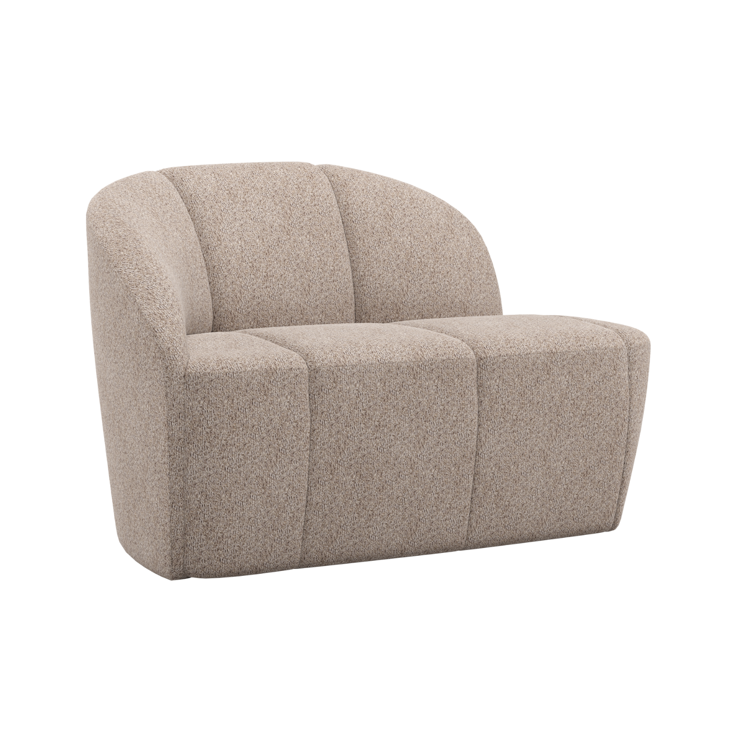 Sofa levostranná 2-osobová MOJO pískový beránek