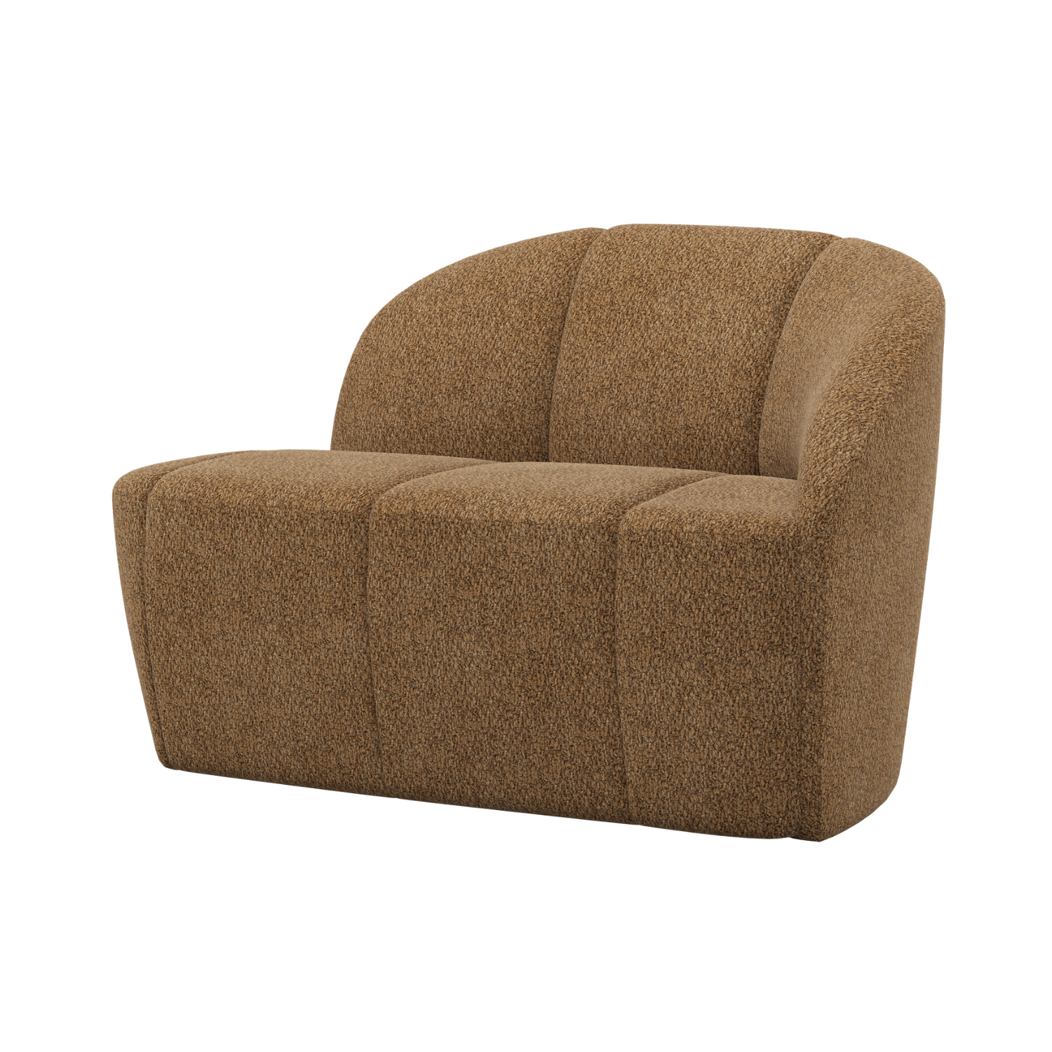 Pohovka pravostranná 2-místná MOJO medový beránek