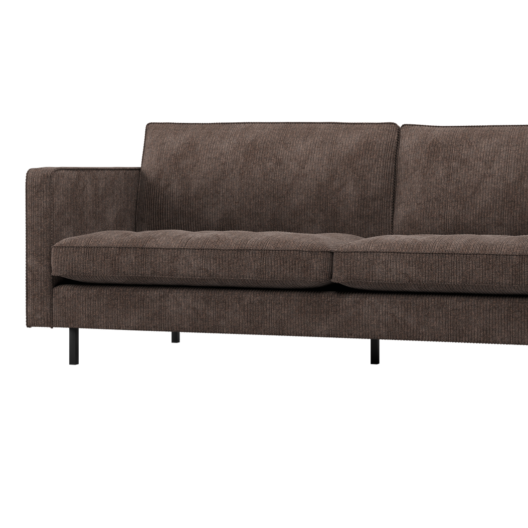 Sofa 2,5-osobová RODEO CLASSIC hnědý samet