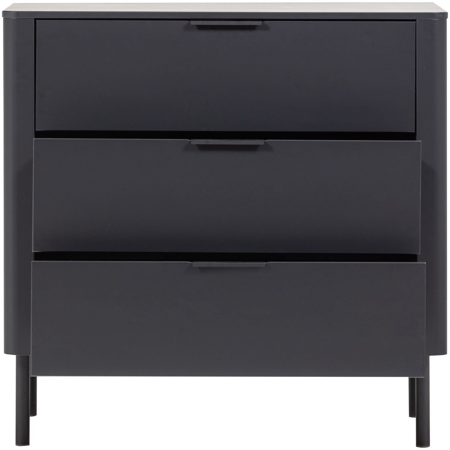 GUNNAR Black Drawer Chest