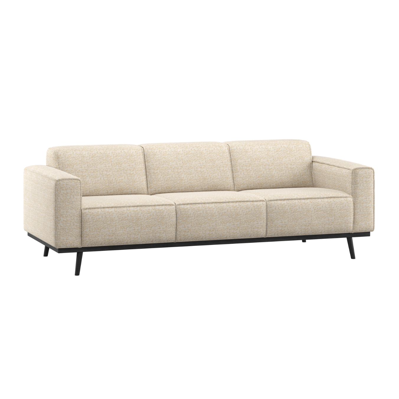 3-Seater Sofa STATEMENT Beige Mélange