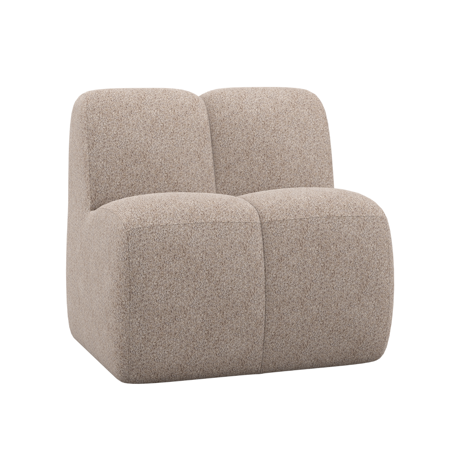 Křeslo / modul MOJO BENCH pískový beránek