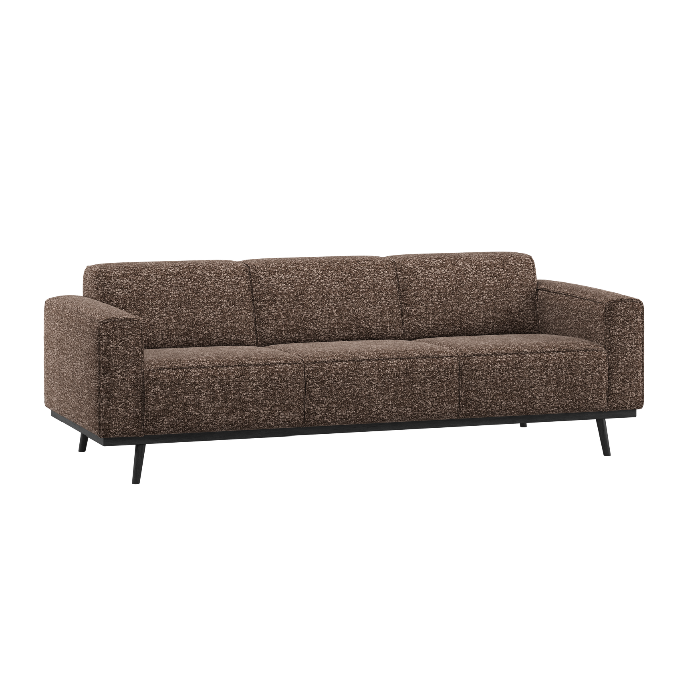 3-Seater Sofa STATEMENT Brown Mélange