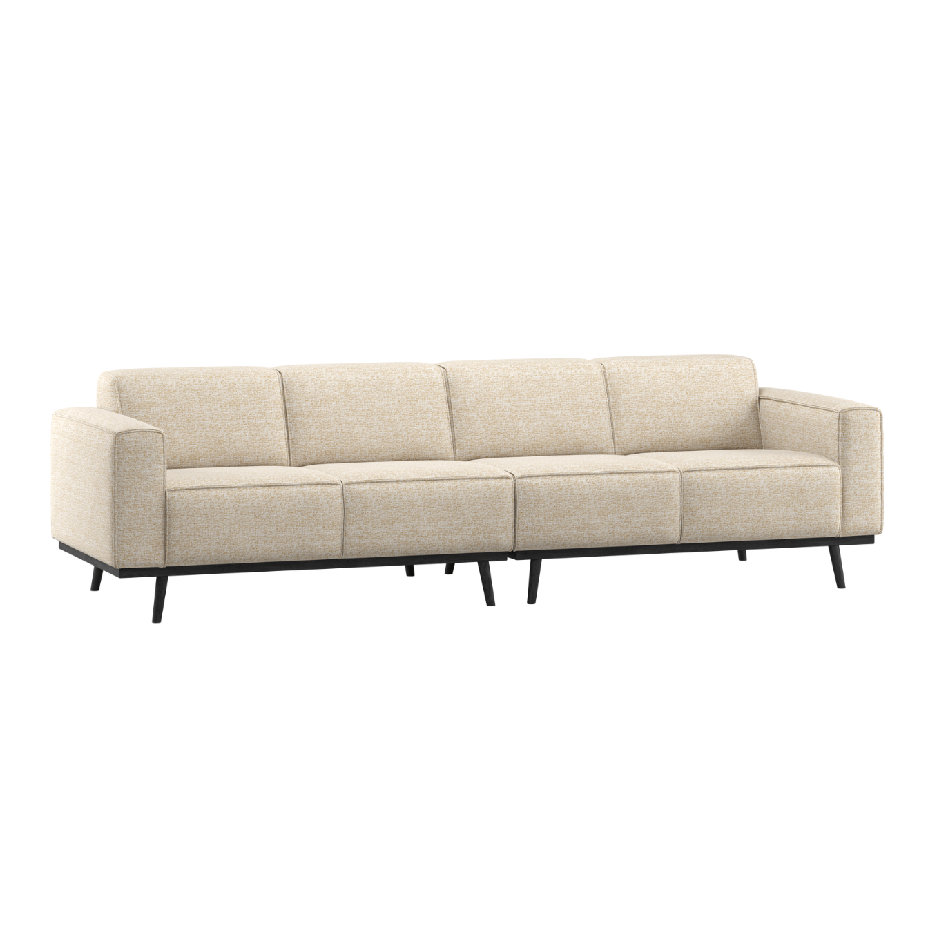 4-Seater Sofa STATEMENT Beige Melange
