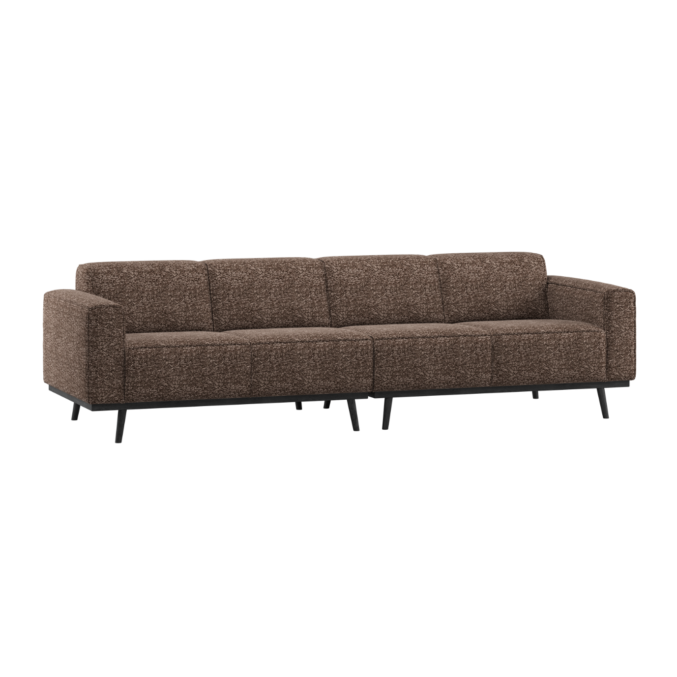 4-Seater Sofa STATEMENT Brown Mélange
