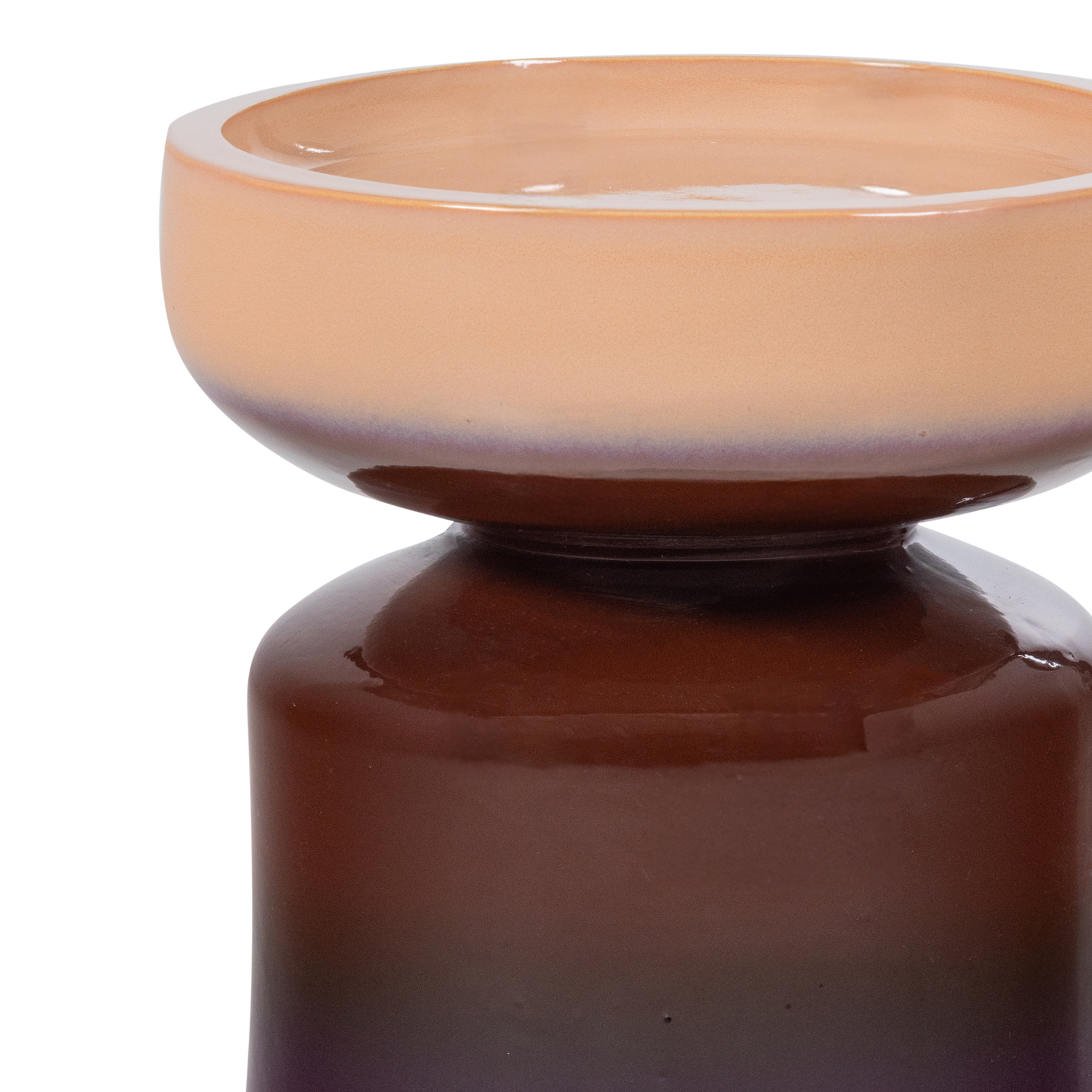 Boční stolek TUMO tmavě fialový s béžovou