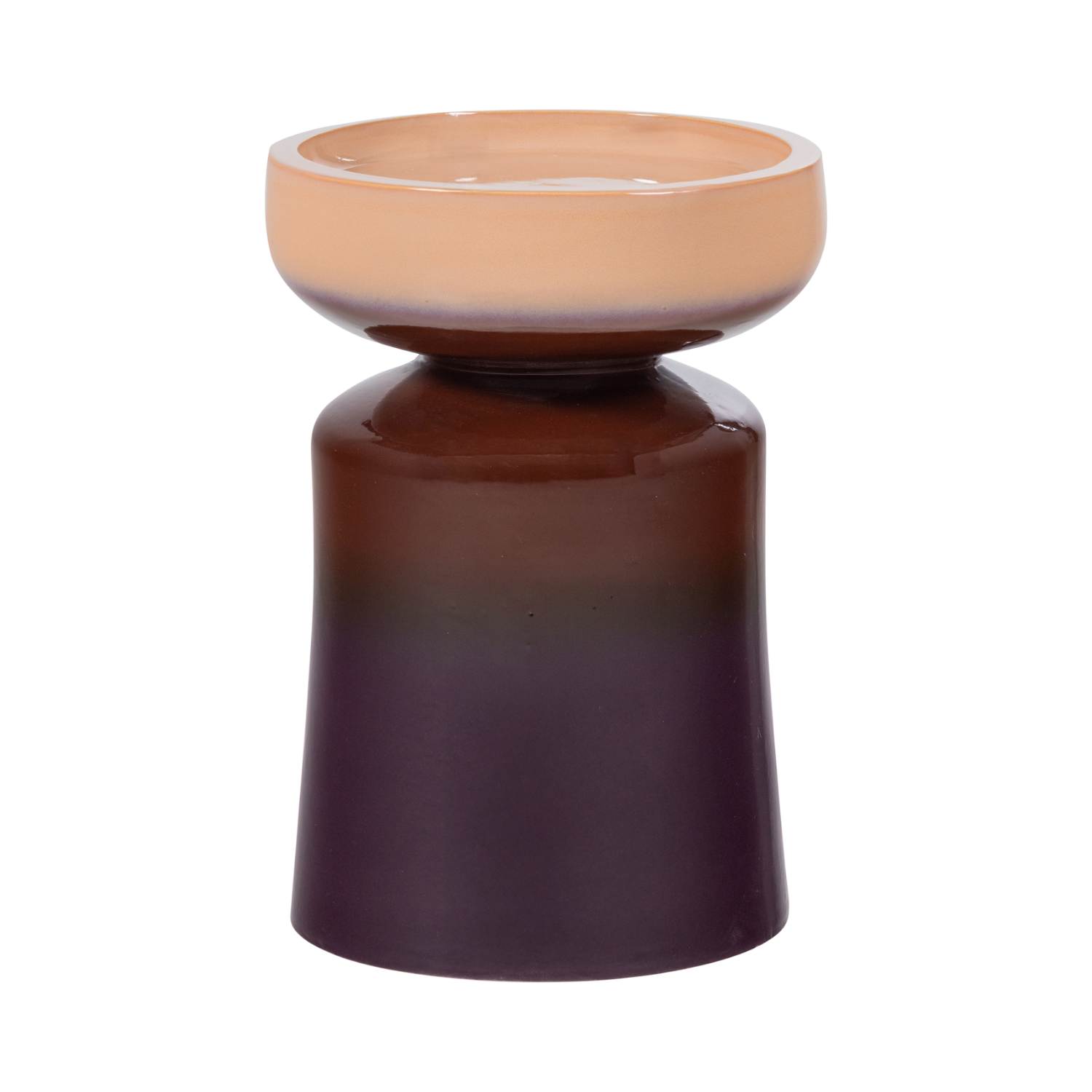 Boční stolek TUMO tmavě fialový s béžovou