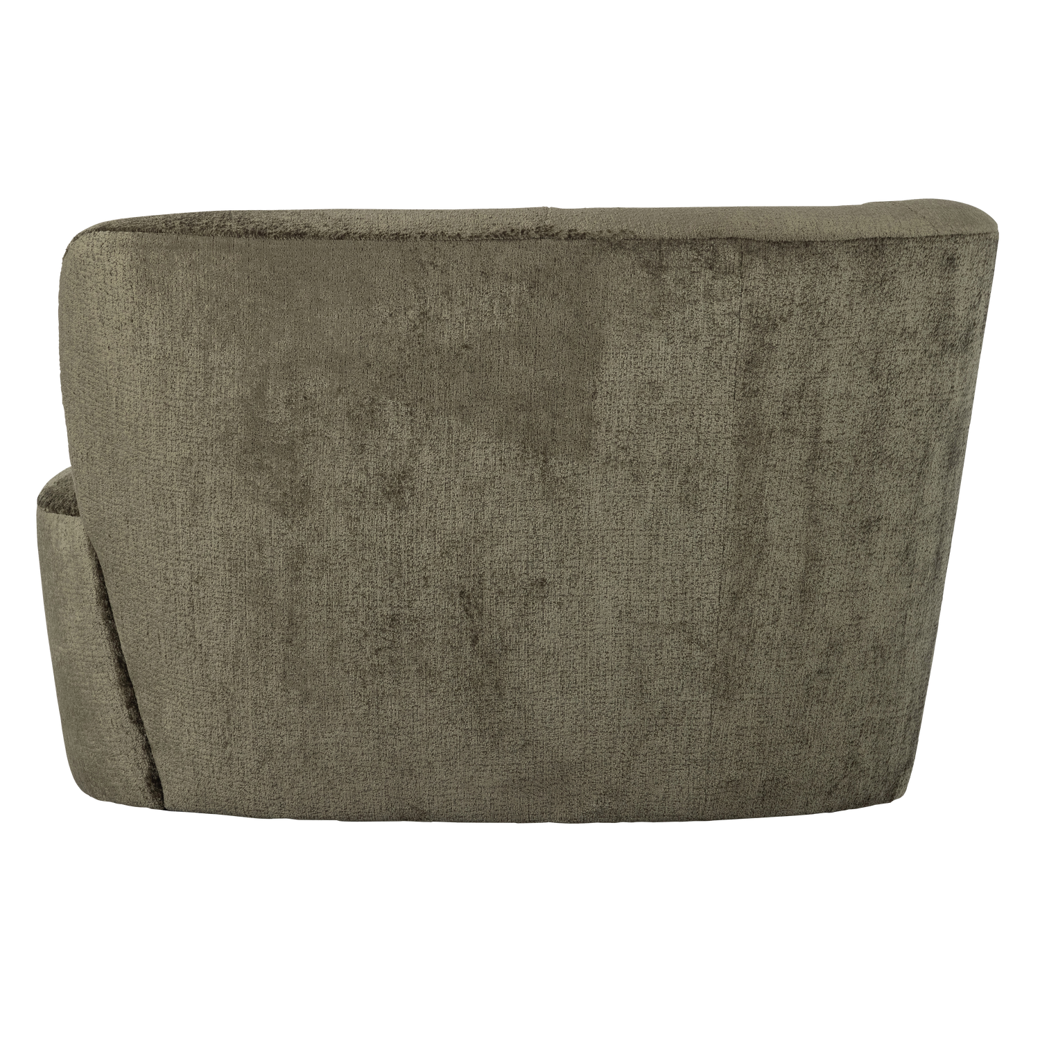 Sofa sametová levostranná STONE zelená