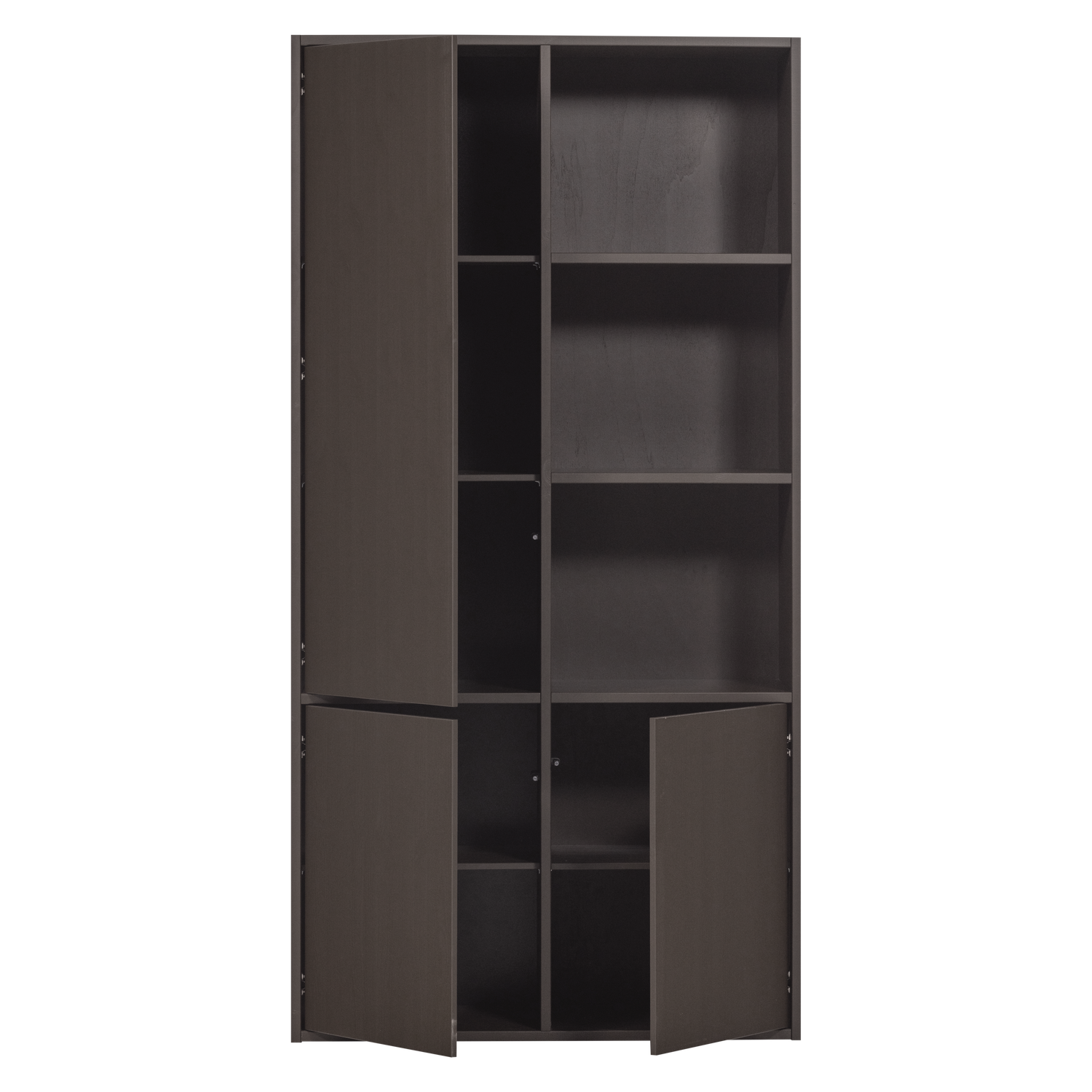 Skříň s policemi MEGGY hnědá