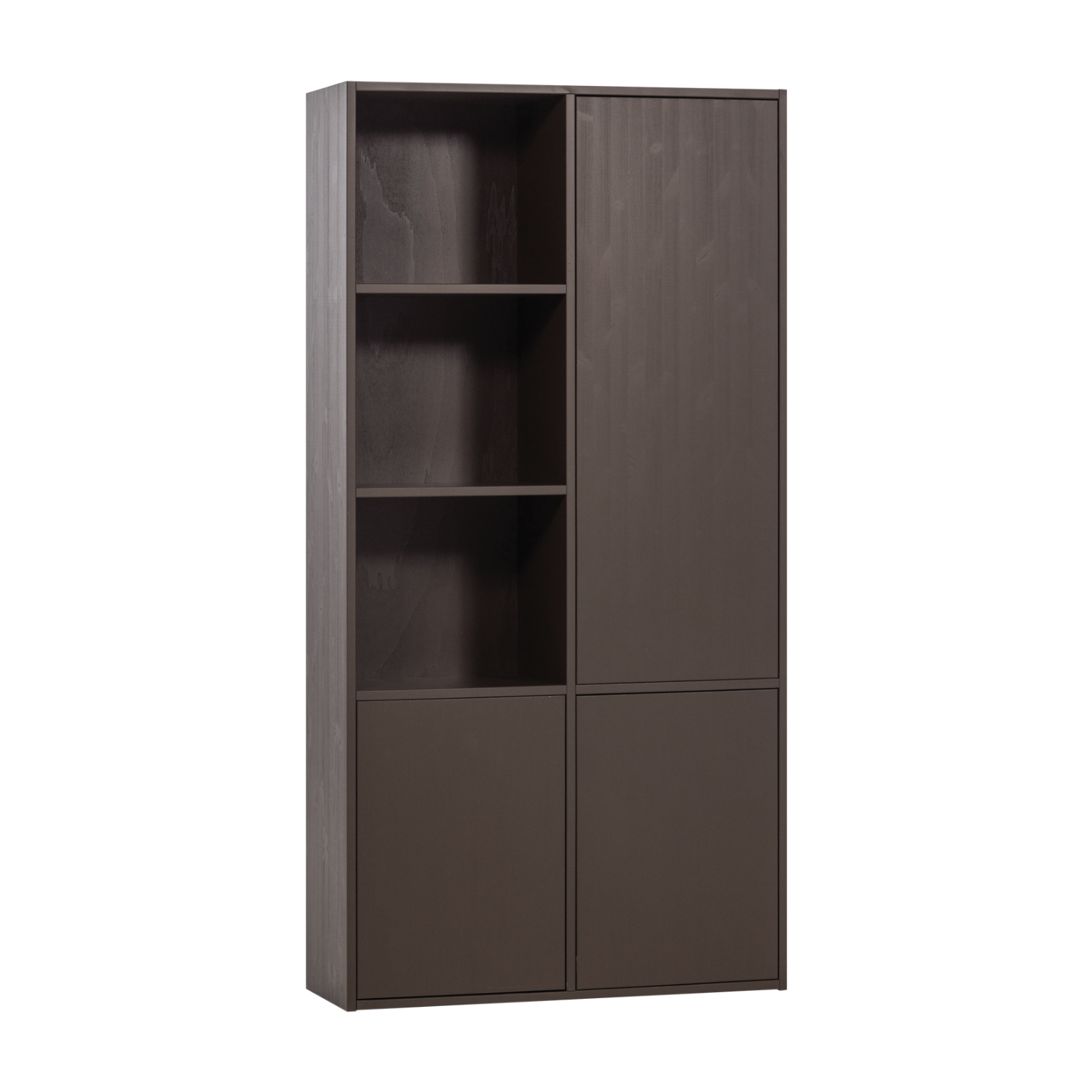 Skříň s policemi MEGGY hnědá