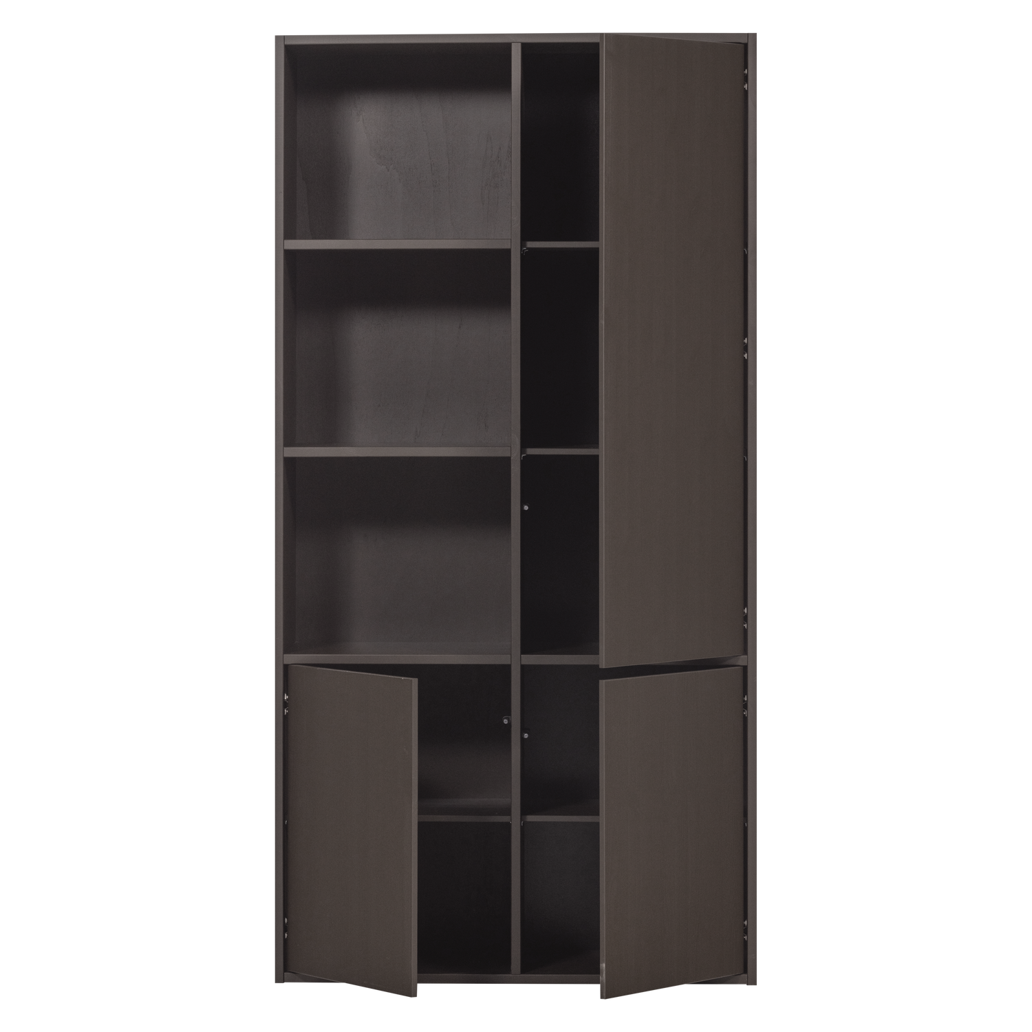 Skříň s policemi MEGGY hnědá