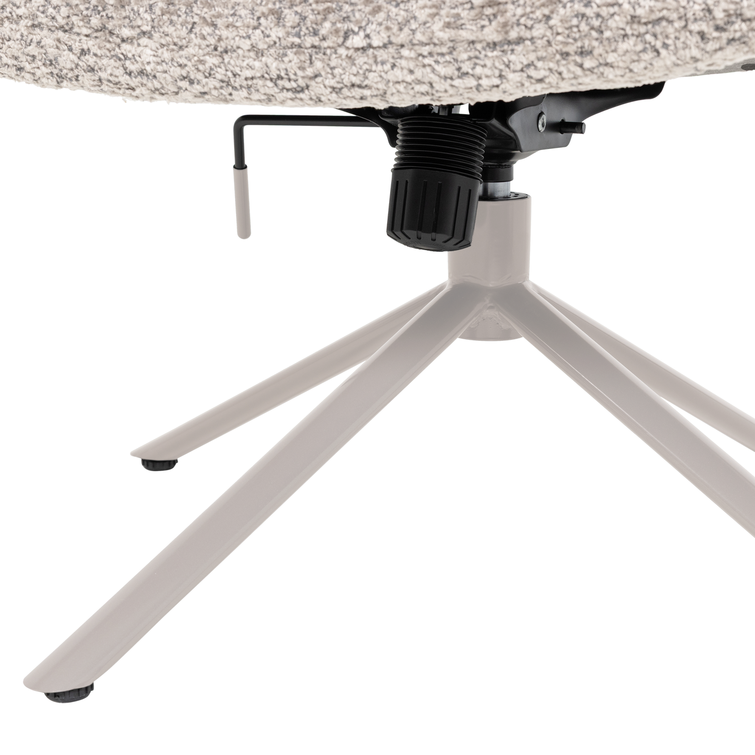 Křeslo s otočným mechanismem SOREN šedé