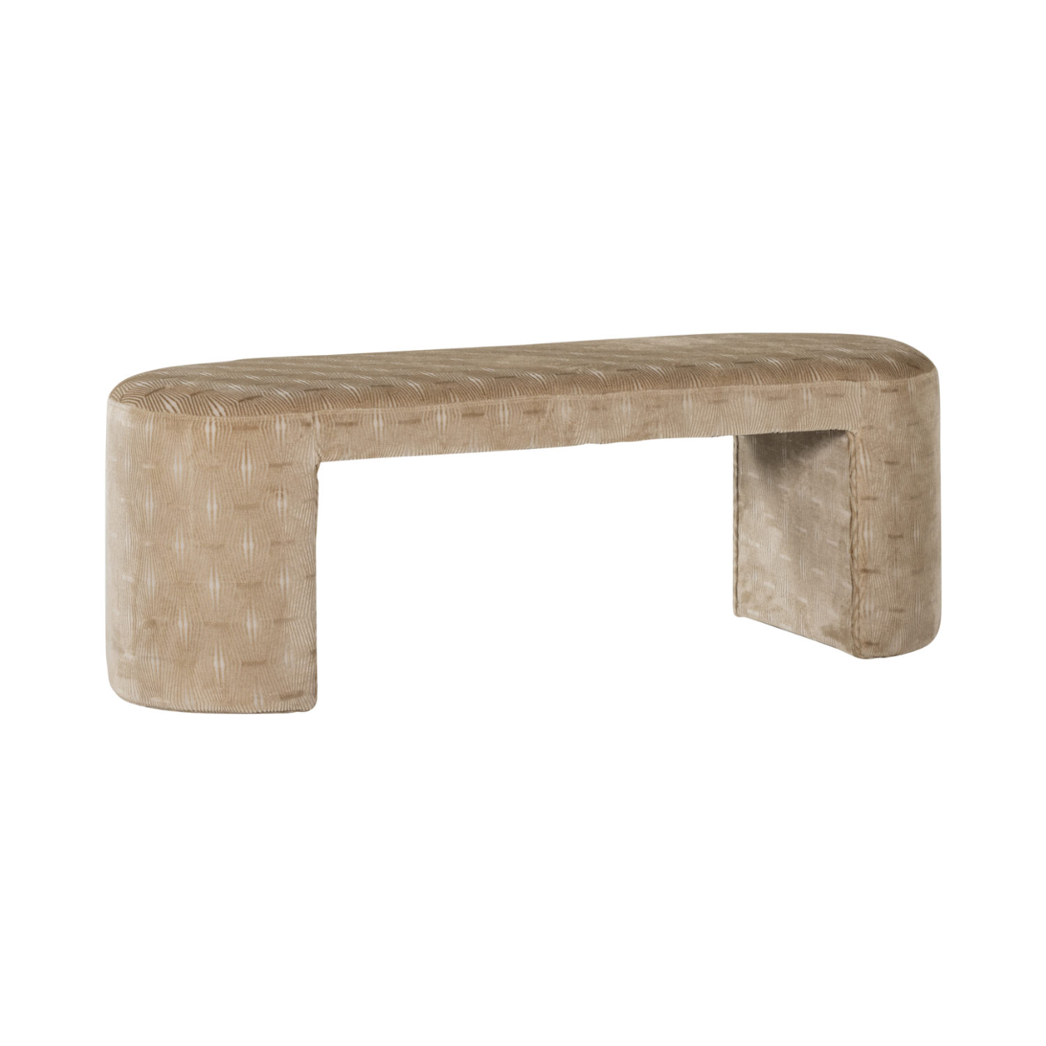 Lavice JACOB béžová s pruhy