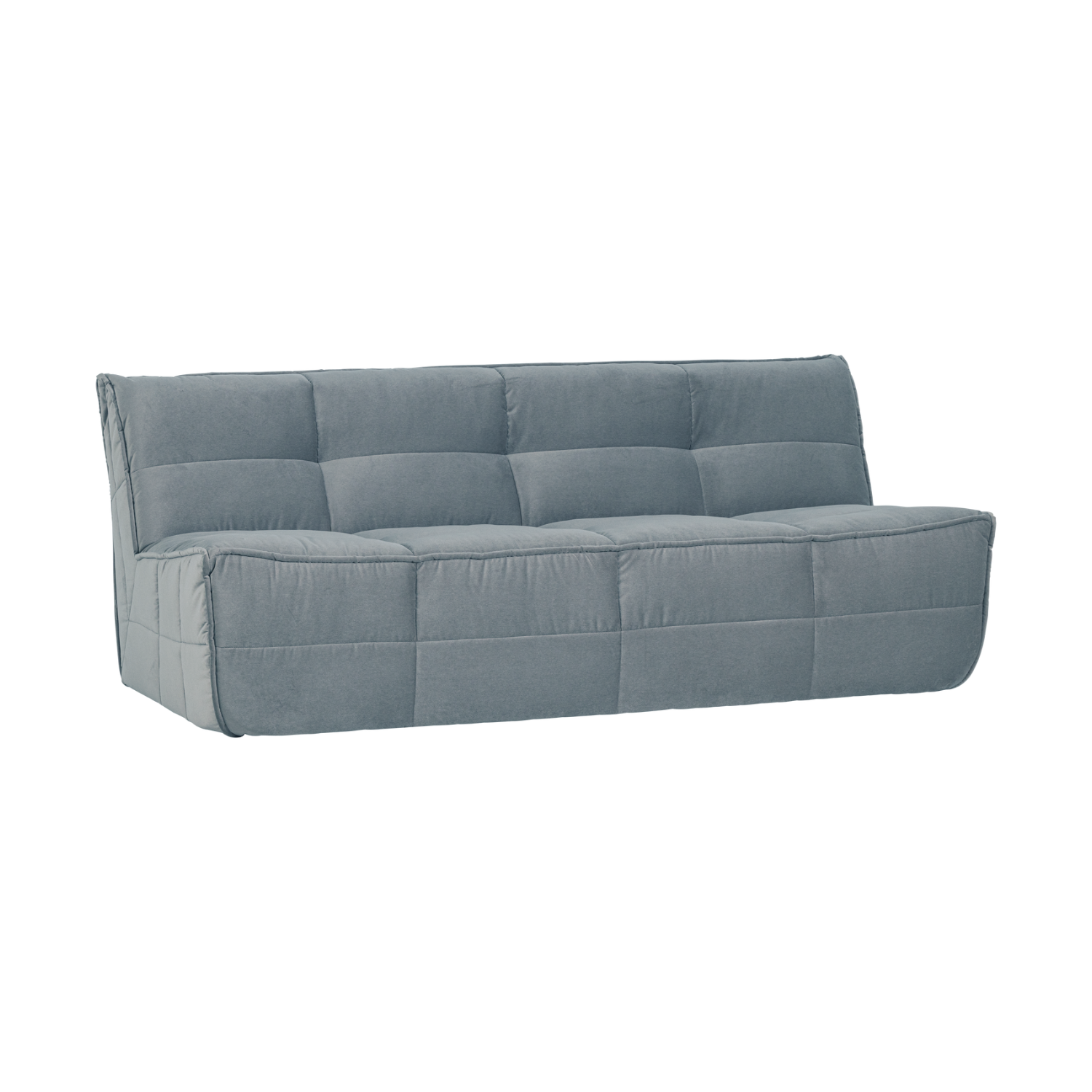 Cluster Velvet Modular Sofa - 3-Seater Turquoise Module