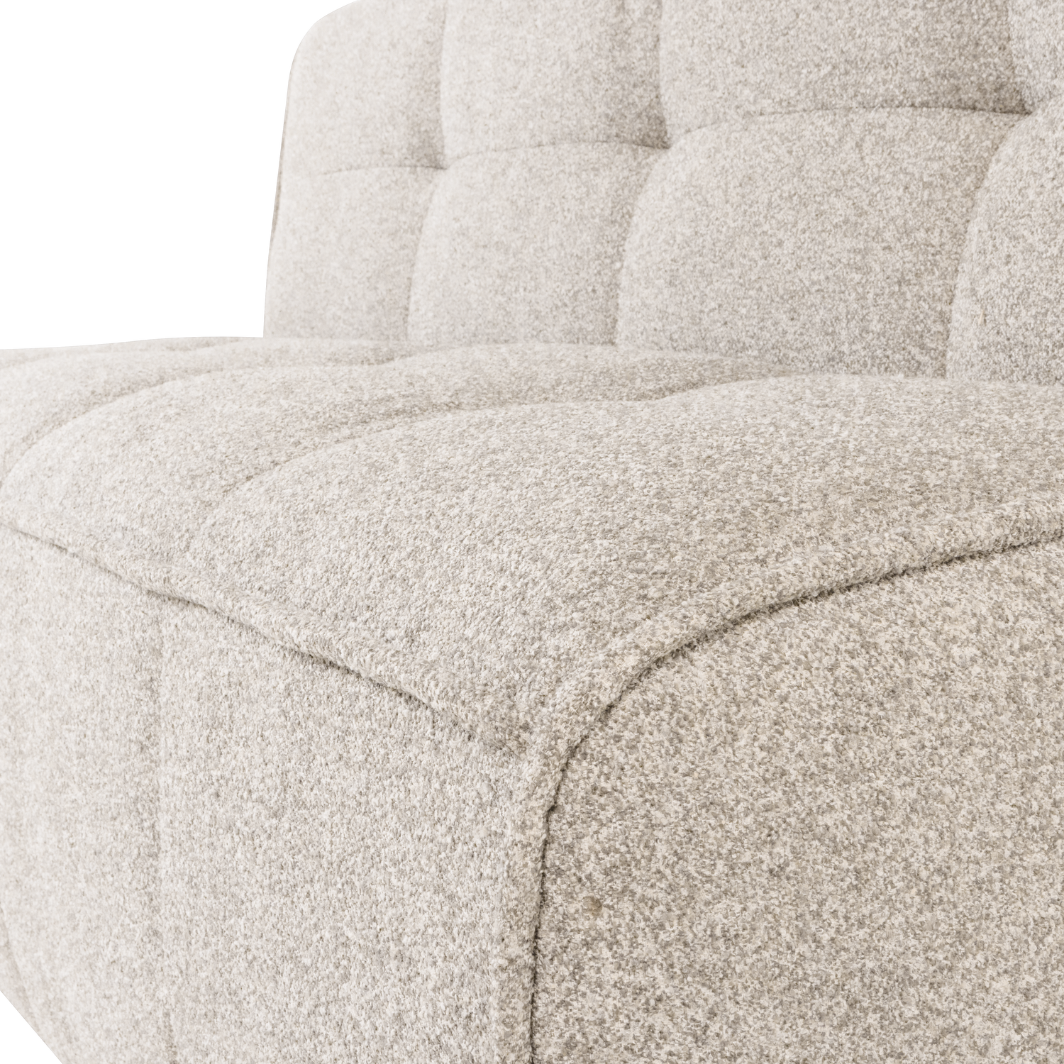 CLUSTER BENCH Sofa - 3-Seater Sand Bouclé
